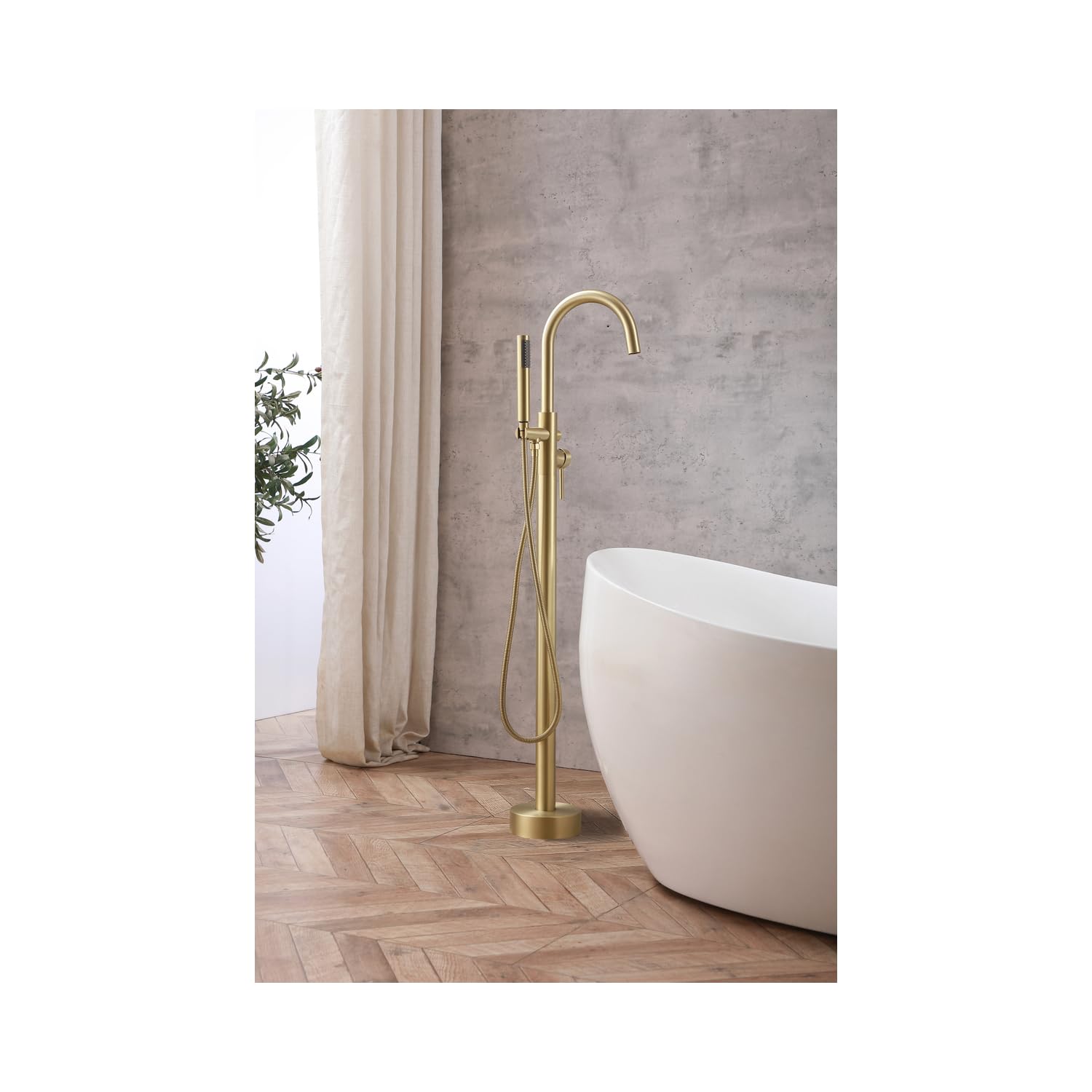 Open Box - Elegant Lighting FAT-8001BGD - Tub Filler Faucet