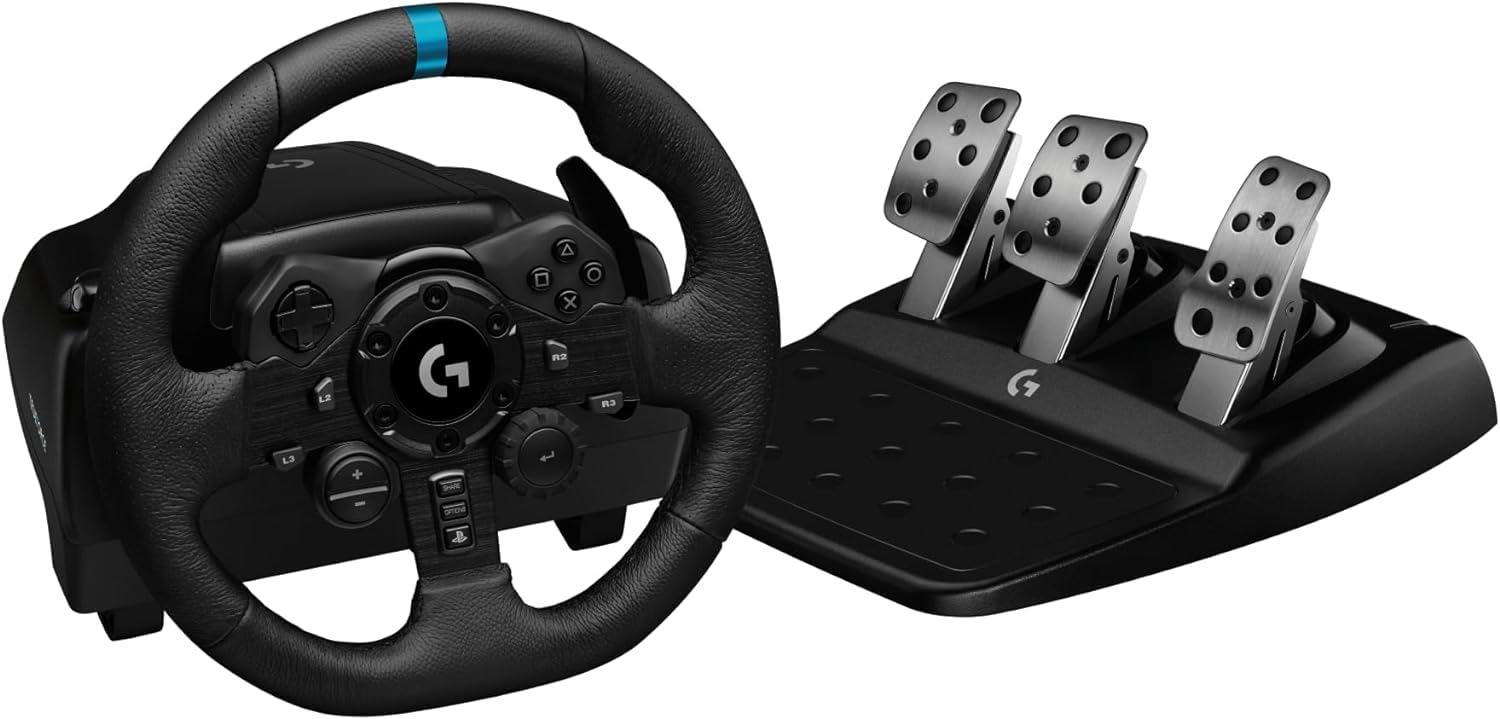 Open Box -  Logitech G923SE True Force HD Racing Wheel Pedals, Shifter PS5/4