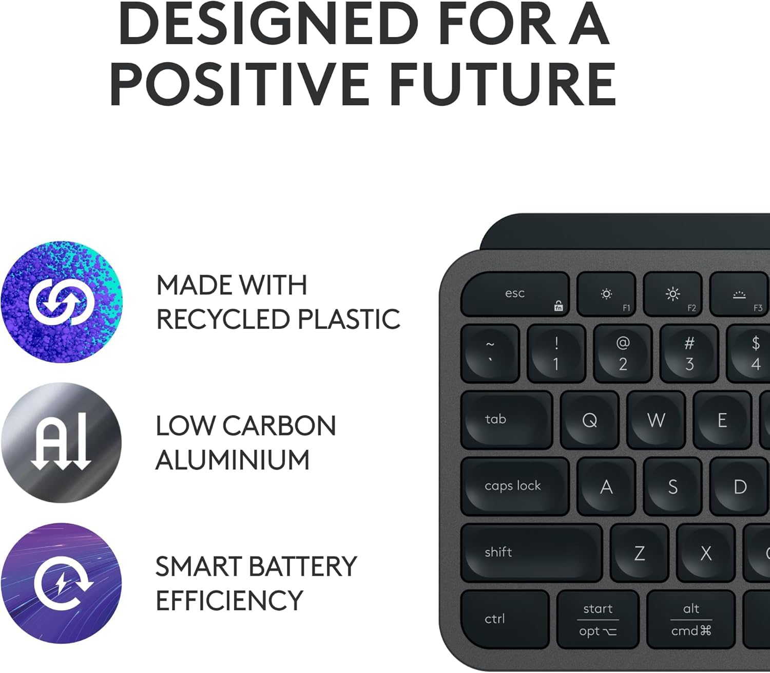 Refurbished - MX Keys S-GRAPHITE-US-BT 920-011558