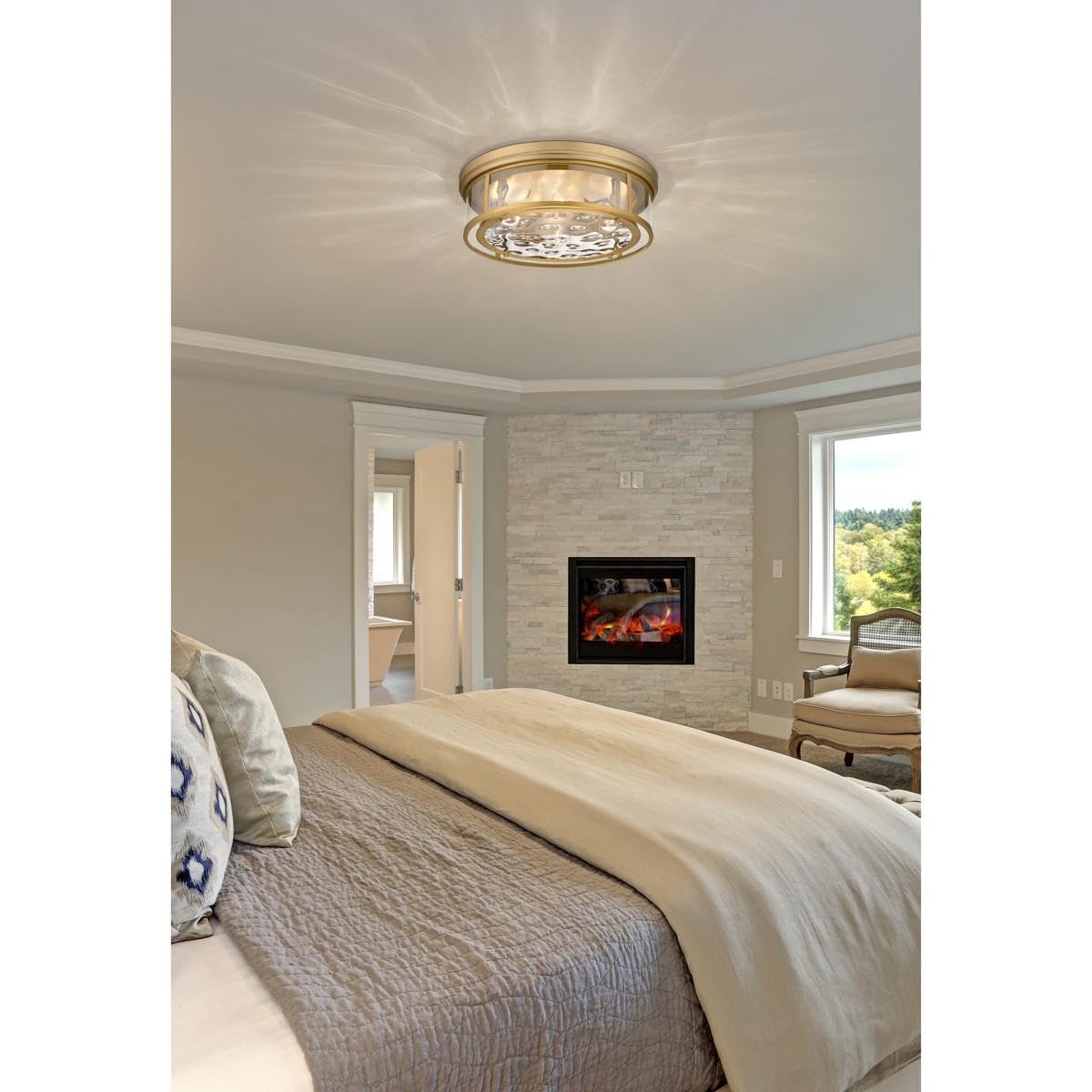 Open Box - Z-Lite 493F4-OBR - Ceiling Fixtures Indoor Lighting