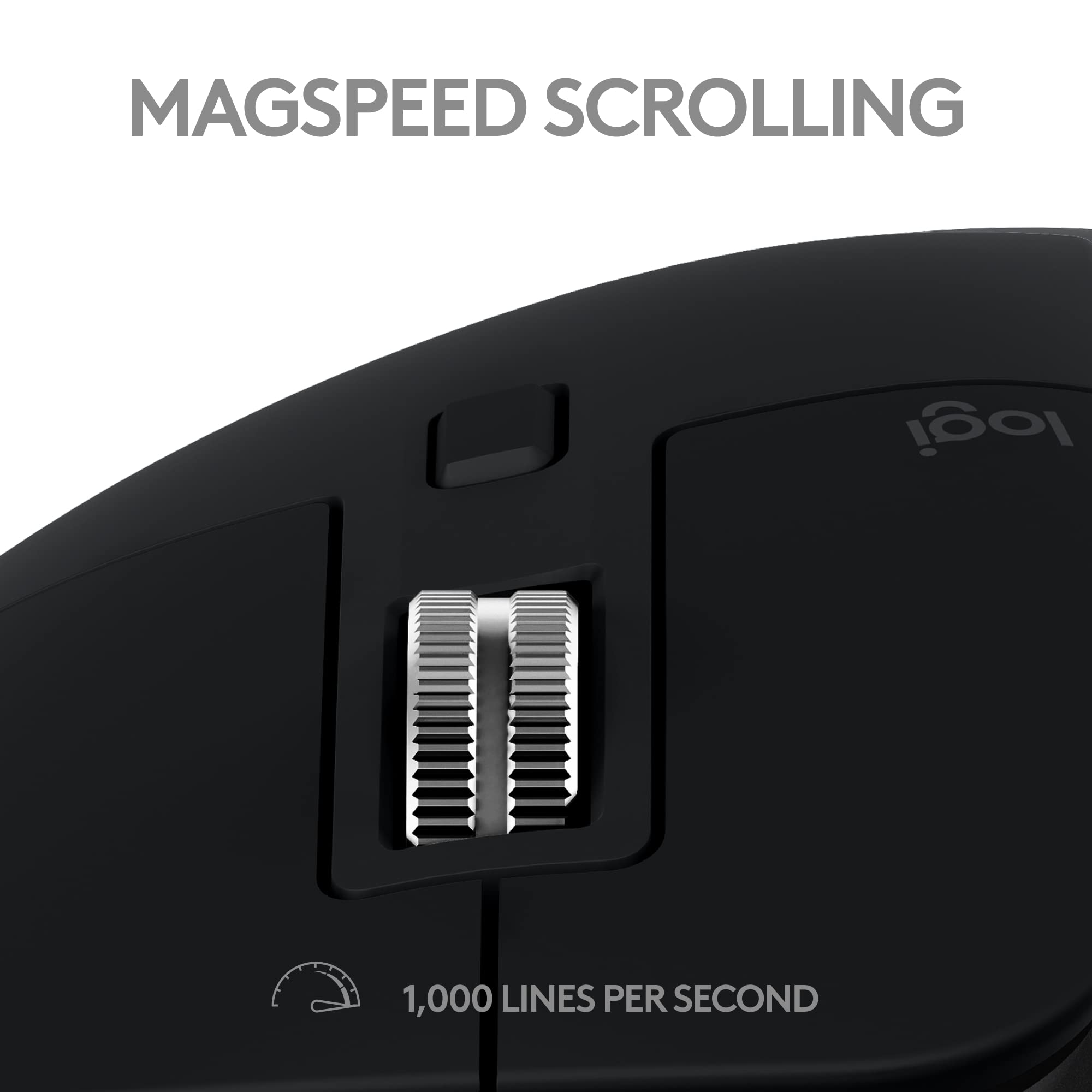 Open Box -  MX Master 3S For Mac Performance Wireless Mouse-SPACE GREY-BT- 910-006569
