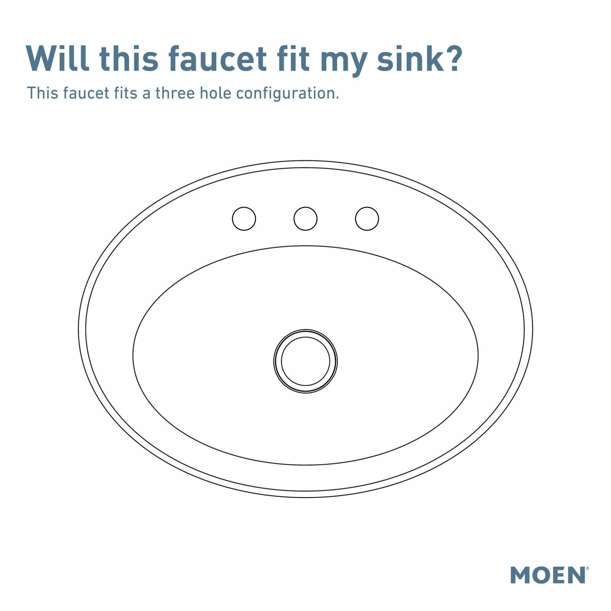Open Box - Moen TV6173BL - Bathroom Sink Faucets Faucet