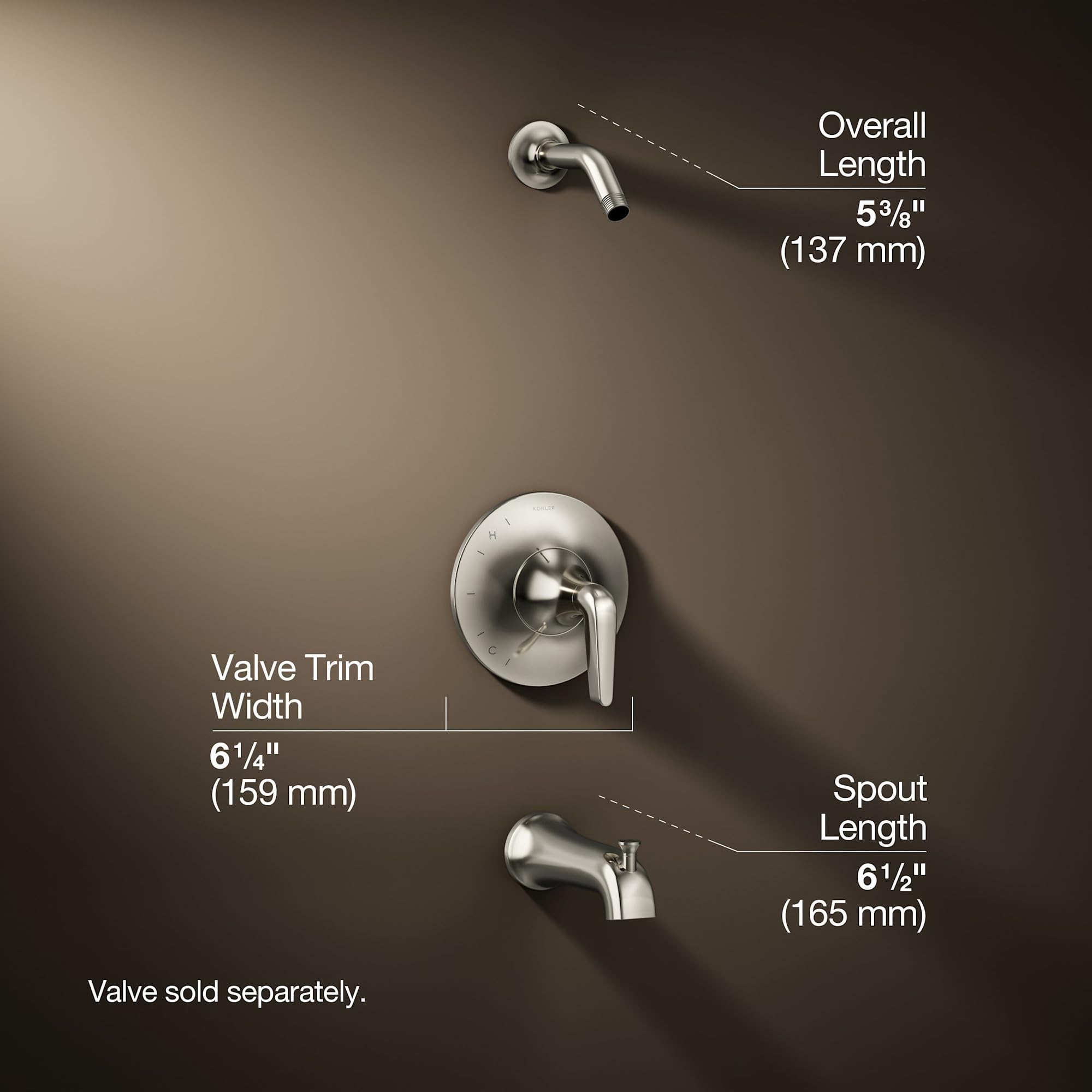 Open Box - Kohler K-TLS22027-4-2MB - Tub and Shower Showers