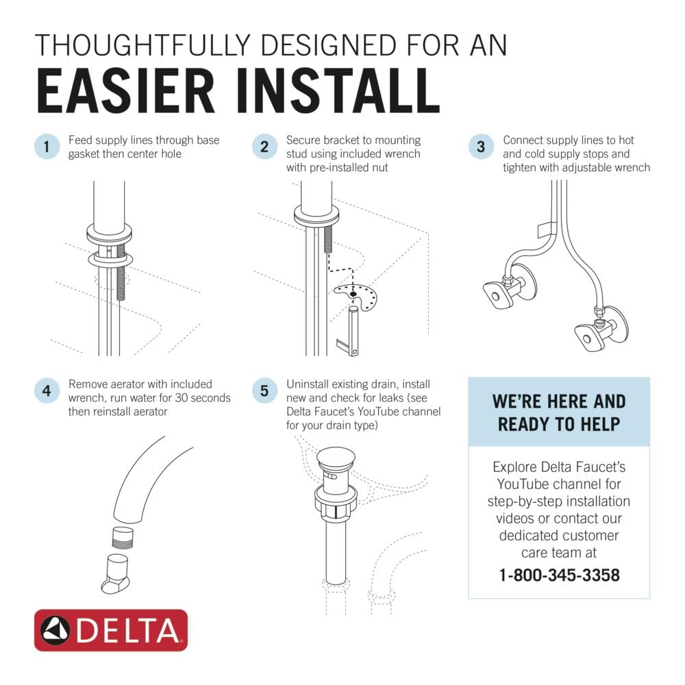 Open Box - Delta 15897LF-SP - Bathroom Sink Faucets Faucet