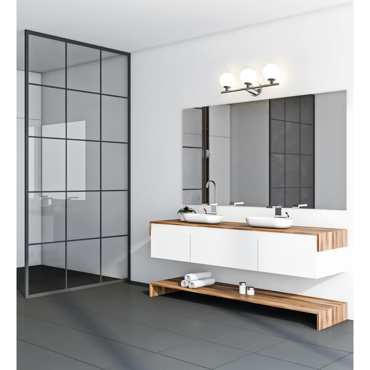Open Box - Z-Lite 1100-3V-CH - Bathroom Fixtures Indoor Lighting