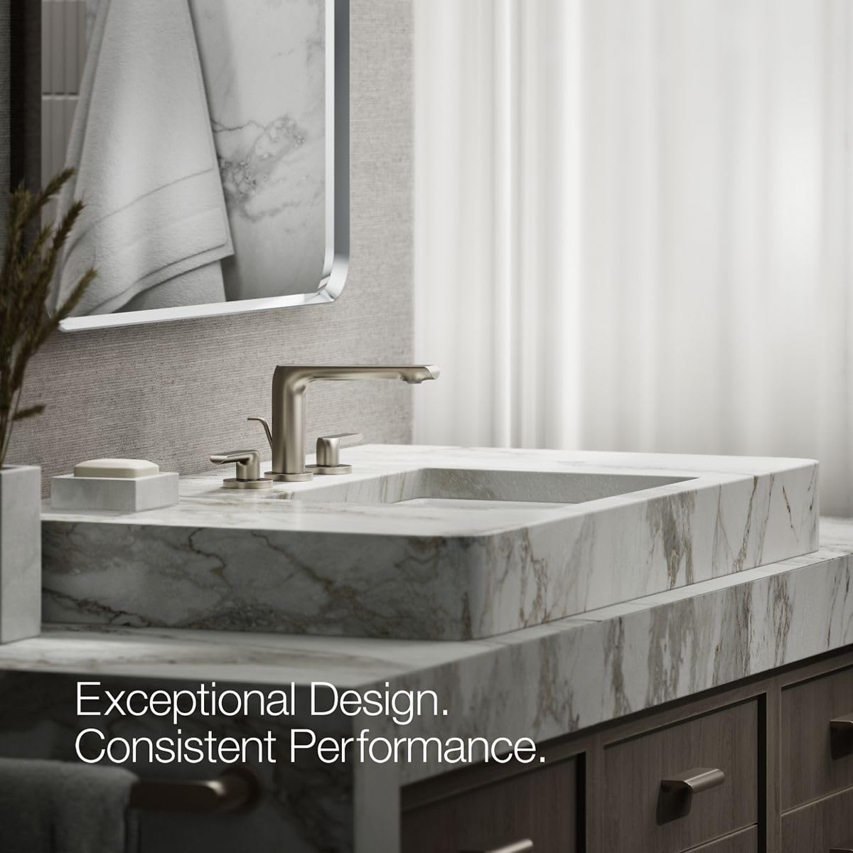 Open Box - Kohler K-97352-4K-BN - Bathroom Sink Faucets Faucet