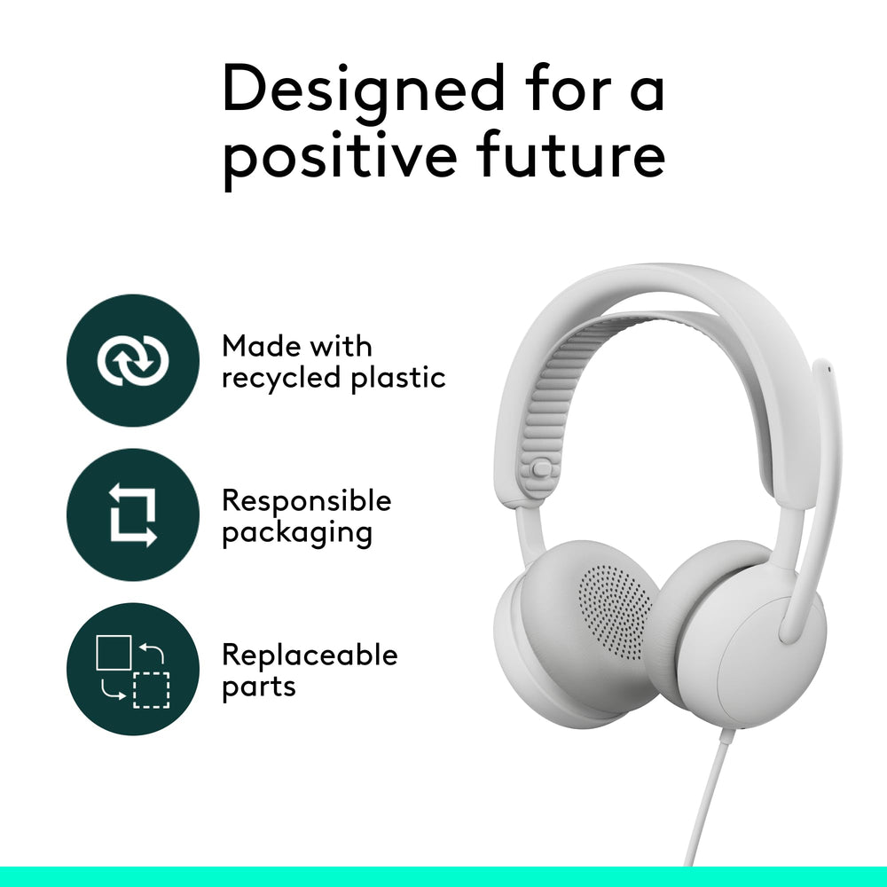 Refurbished - ZONE Wired 2 for Business Teams - Off White