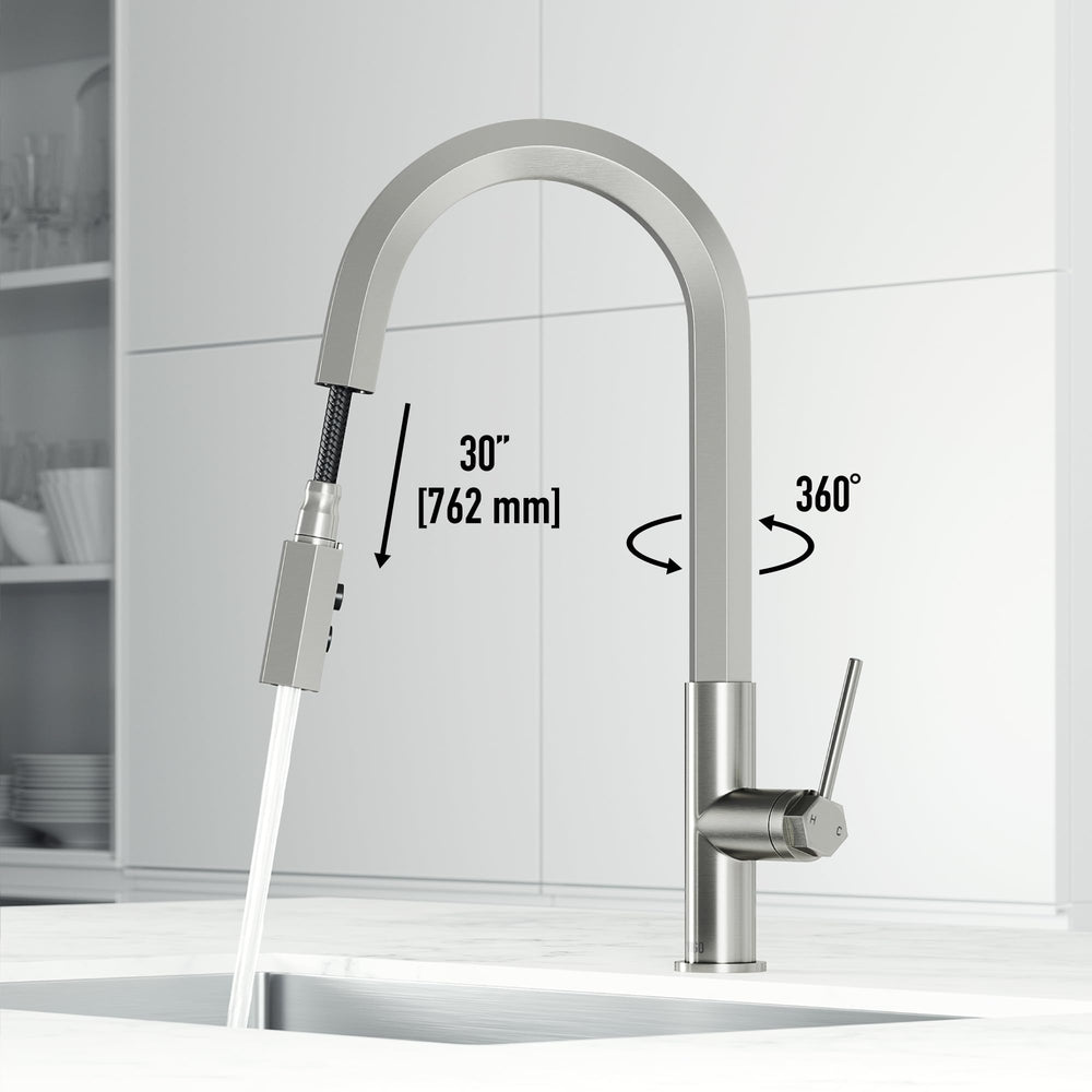 Open Box - Vigo VG02034ST - Kitchen Faucet