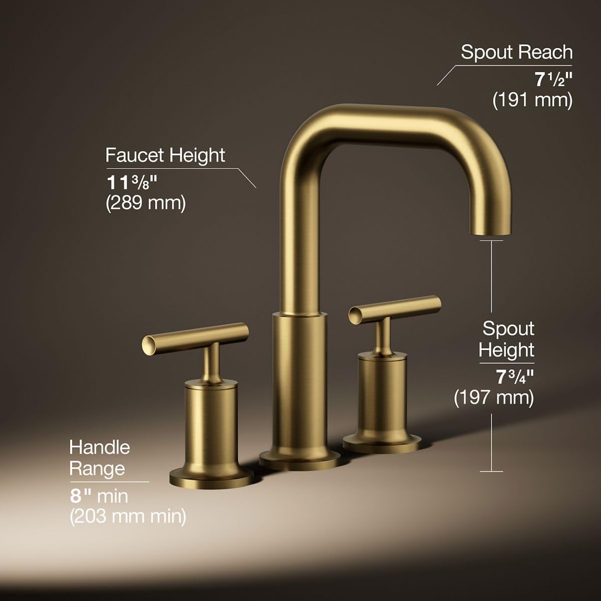 Open Box - Kohler K-T14428-4-2MB - Roman Tub Faucet