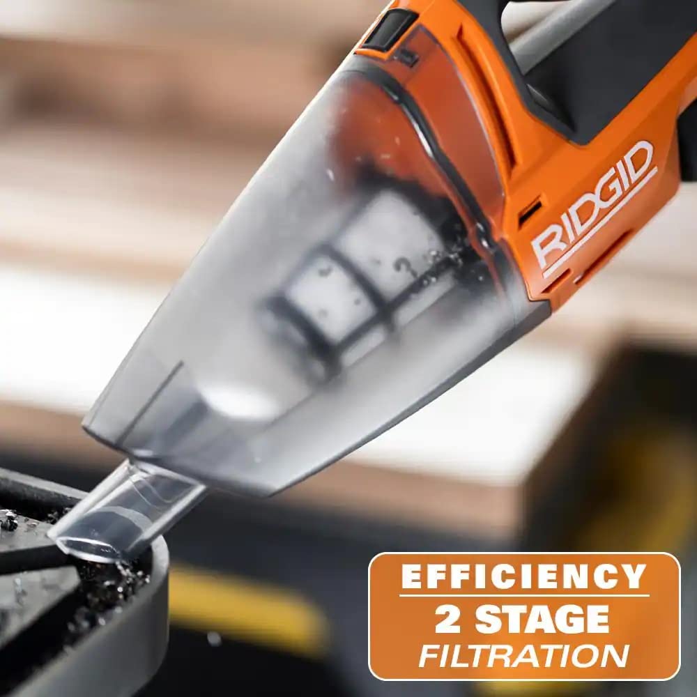 Open Box -  RIDGID 18V Cordless Hand Held Vacuum (Tool Only) RIDGIDBullseye Deals