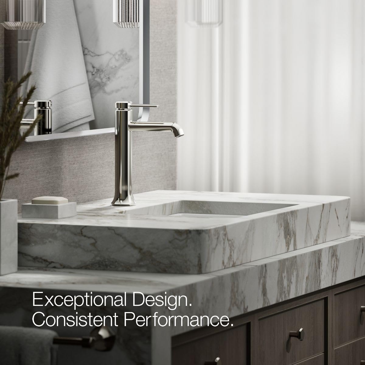 Open Box - Kohler K-27003-4N-SN - Bathroom Sink Faucets Faucet