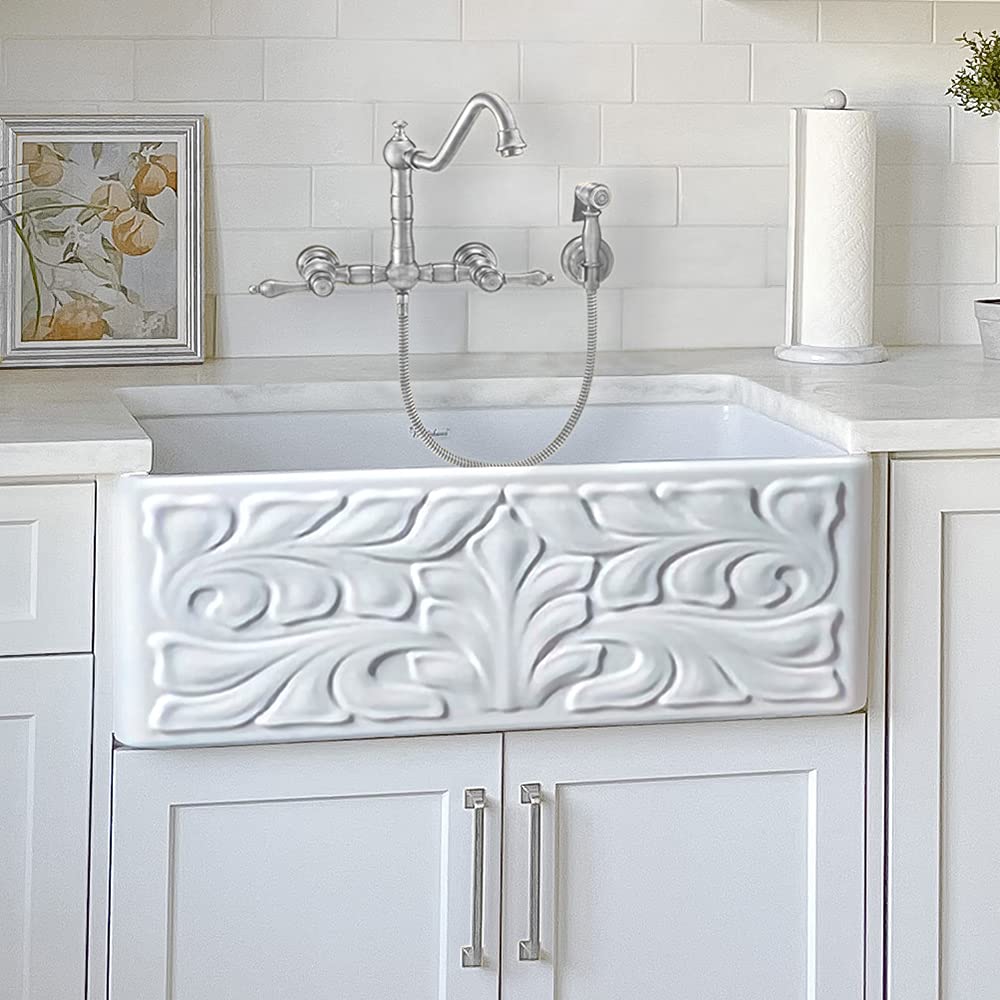 Open Box - Whitehaus WHKWLV3-9402-NT-BN - Kitchen Faucet