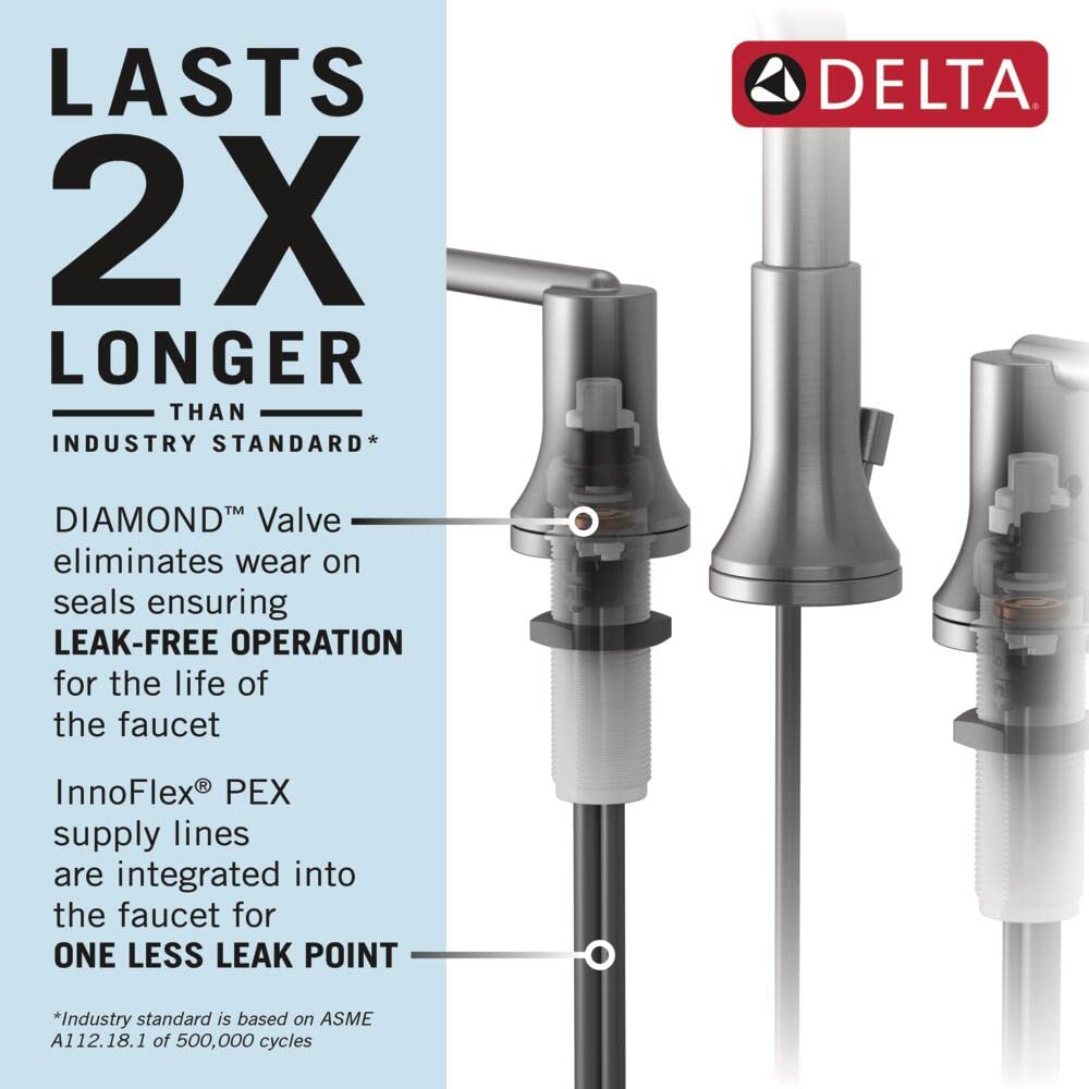 Open Box - Delta 35589-SS-PR-DST - Bathroom Sink Faucets Faucet
