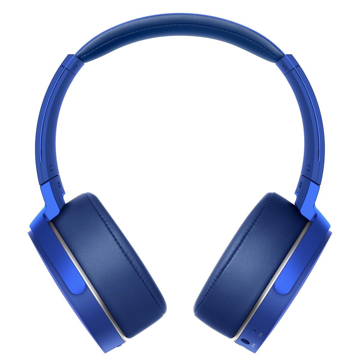 Certified Refurbished - Sony MDR-XB950B1 Extra Bass Bluetooth Wireless Over-Ear Headphones Blue