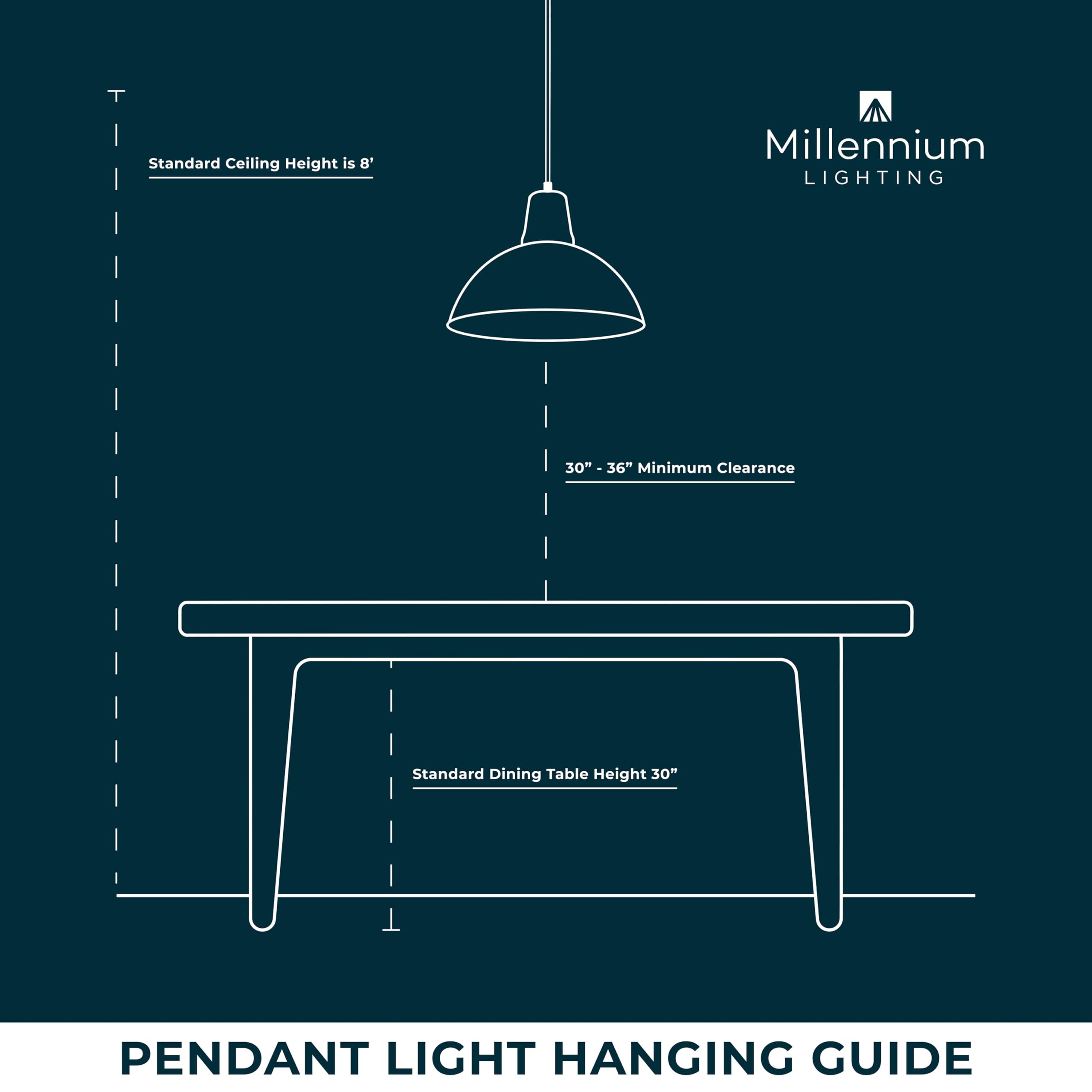 Open Box - Millennium Lighting 8131-MG - Pendants Indoor Lighting