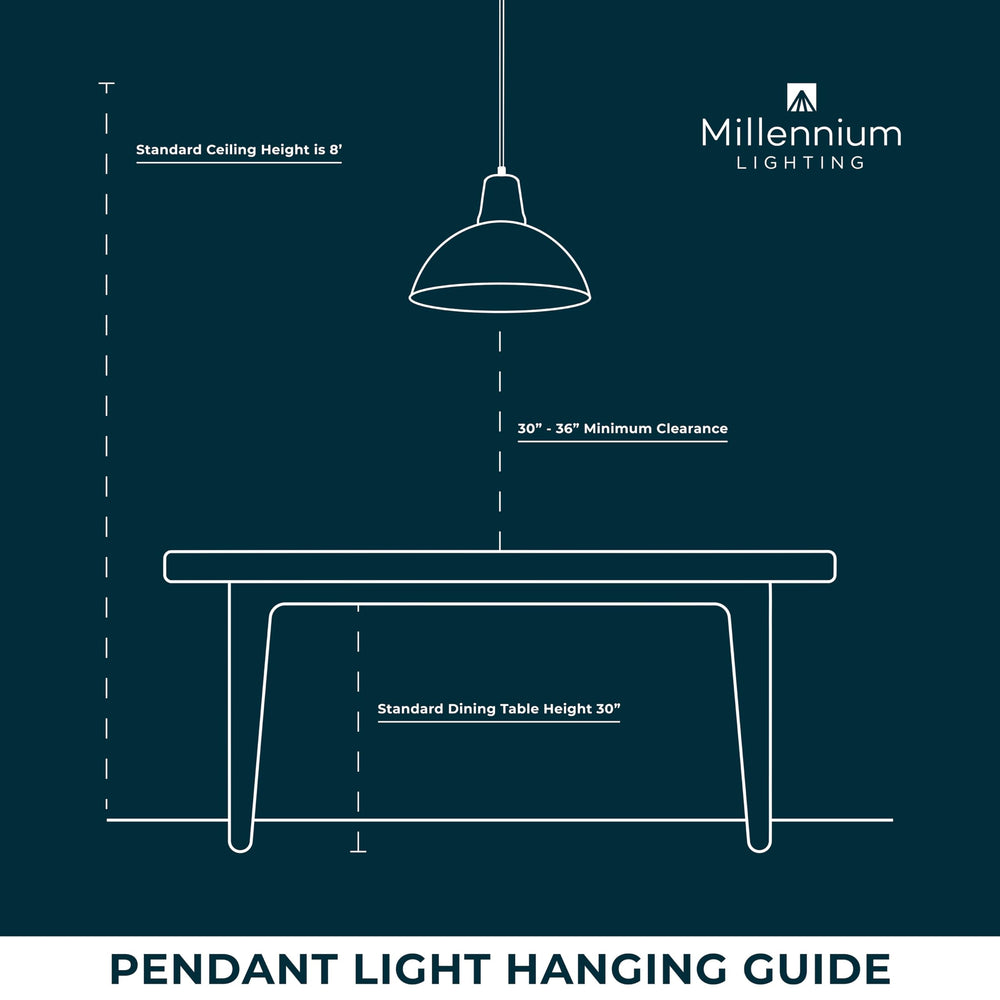 Open Box - Millennium Lighting 8131-MG - Pendants Indoor Lighting