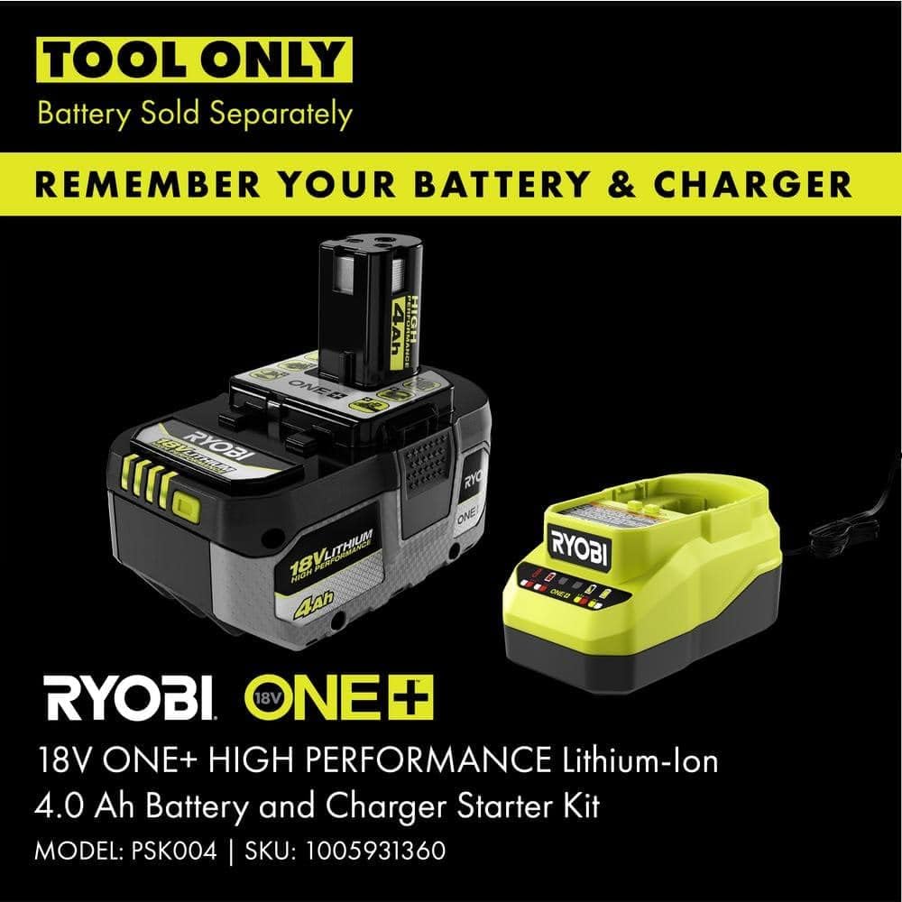Open Box -  RYOBI ONE+ HP 18V Brushless EZClean 600 PSI 0.7 GPM Cordless Cold Water Power Cleaner (Tool Only)