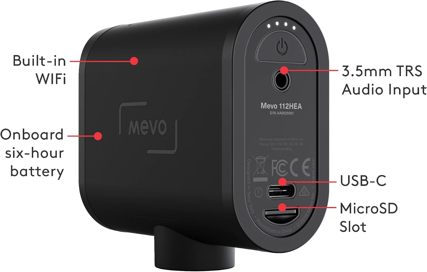 Certified Refurbished - MEVO START 3-PACK-BLACK-WiFi/BT 961-000500