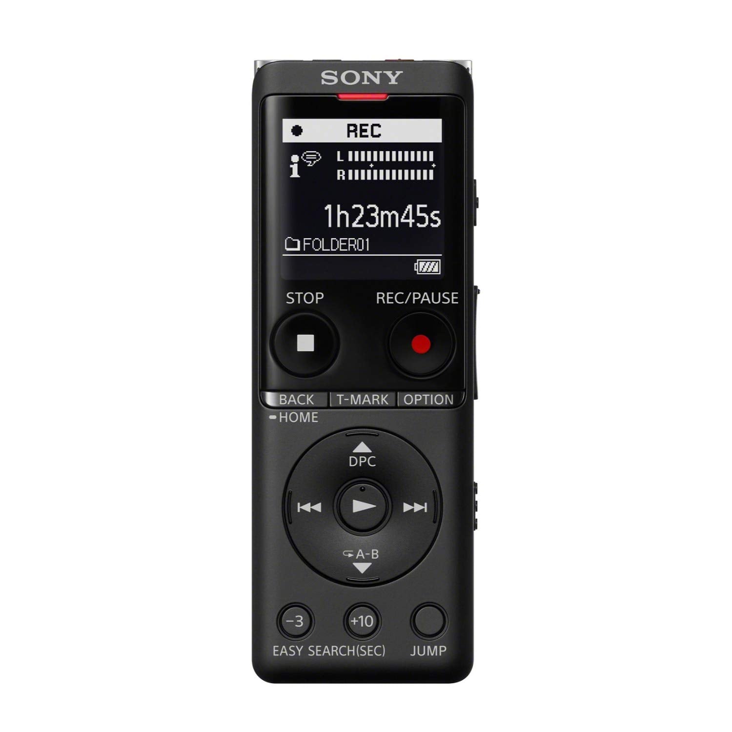 Certified Refurbished - Sony ICDUX570BLK UX570 Digital Voice Recorder