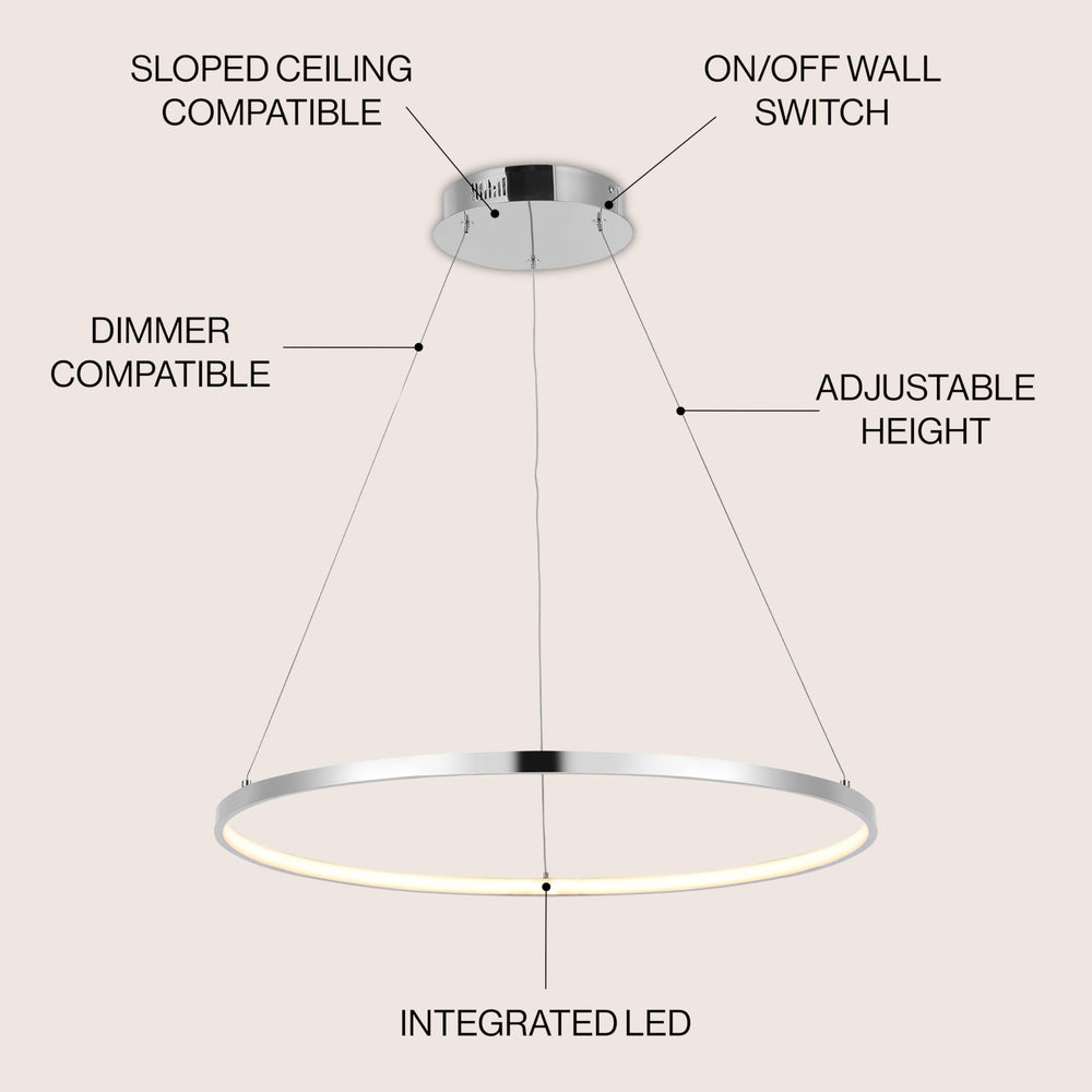 Open Box - JONATHAN Y Lighting JYL7203C - Pendants Indoor Lighting