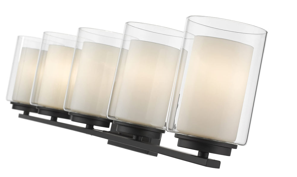 Open Box - Z-Lite 426-5V-BN Willow 5 Light Bathroom Vanity Fixture