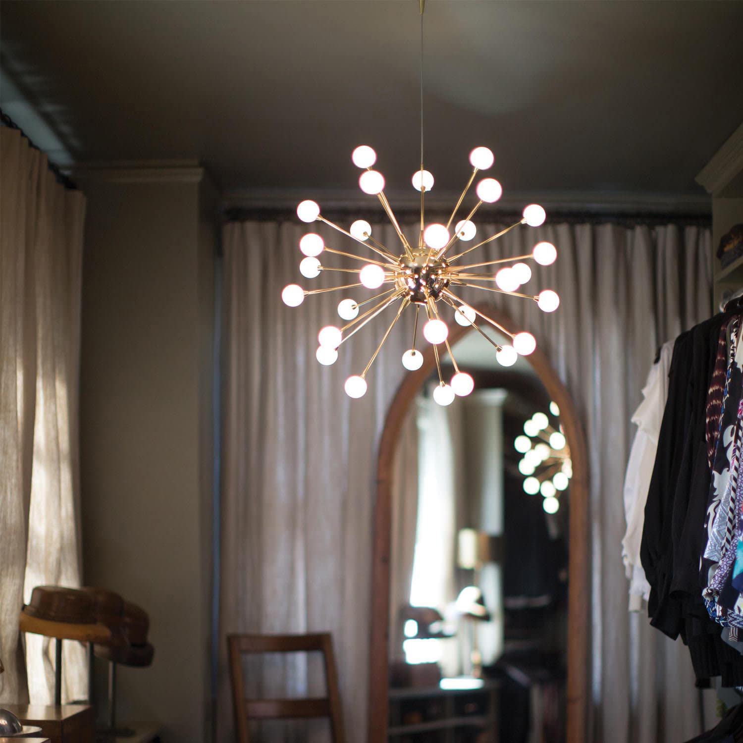 Open Box - Fredrick Ramond FR44413POG 30 Light LED 1 Tier Chandelier from the Impulse Collection