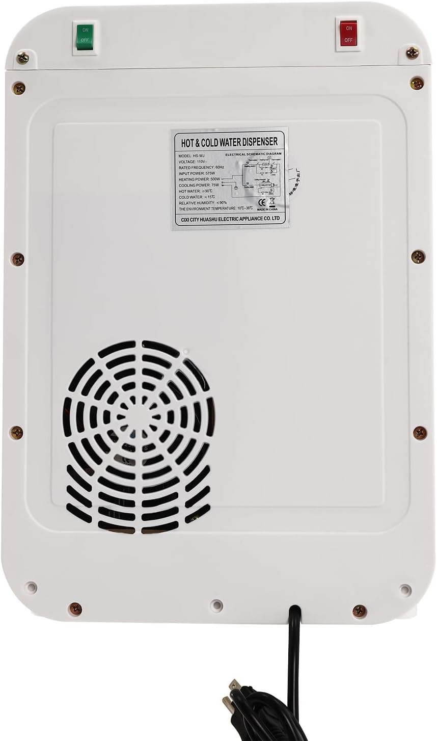 New - Vanecl Ym-0012 White Countertop Water Dispenser With Filter
