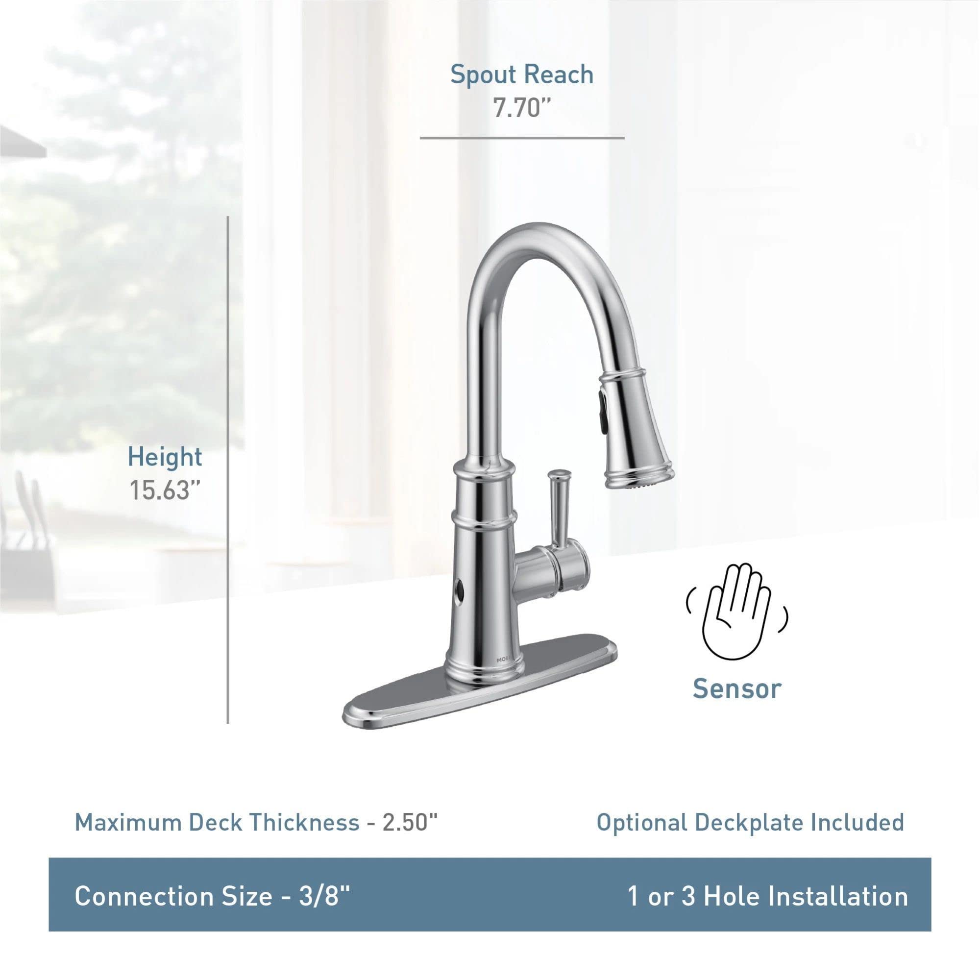 Open Box - Moen 7260EWSRS - Kitchen Faucet