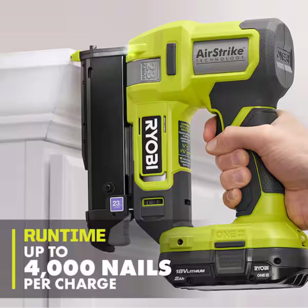Used - Ryobi ONE+ 18V Cordless Airstrike 23-Gauge Pin Nailer (Tool Only)