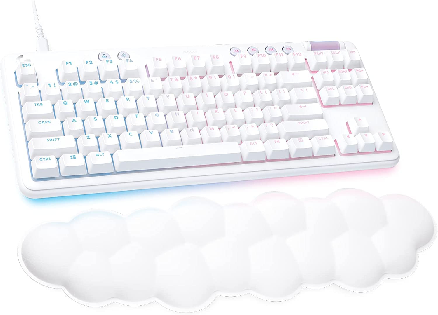 Refurbished - G713 Gaming Keyboard-OFF WHITE-US-USB-TACTILE 920-010413