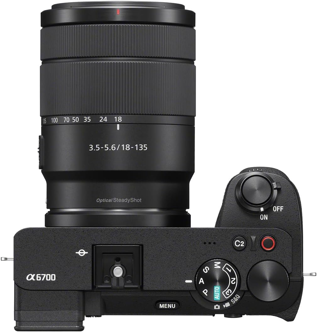 Certified Refurbished - Sony - Alpha 6700 - APS-C Mirrorless Camera with E 18-135 mm Lens - Black