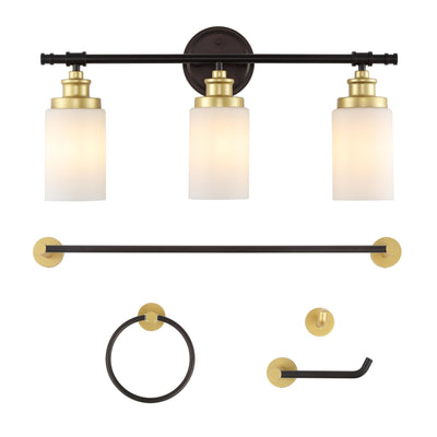 Open Box - JONATHAN Y Lighting JYL1503B - Bathroom Fixtures Indoor Lighting