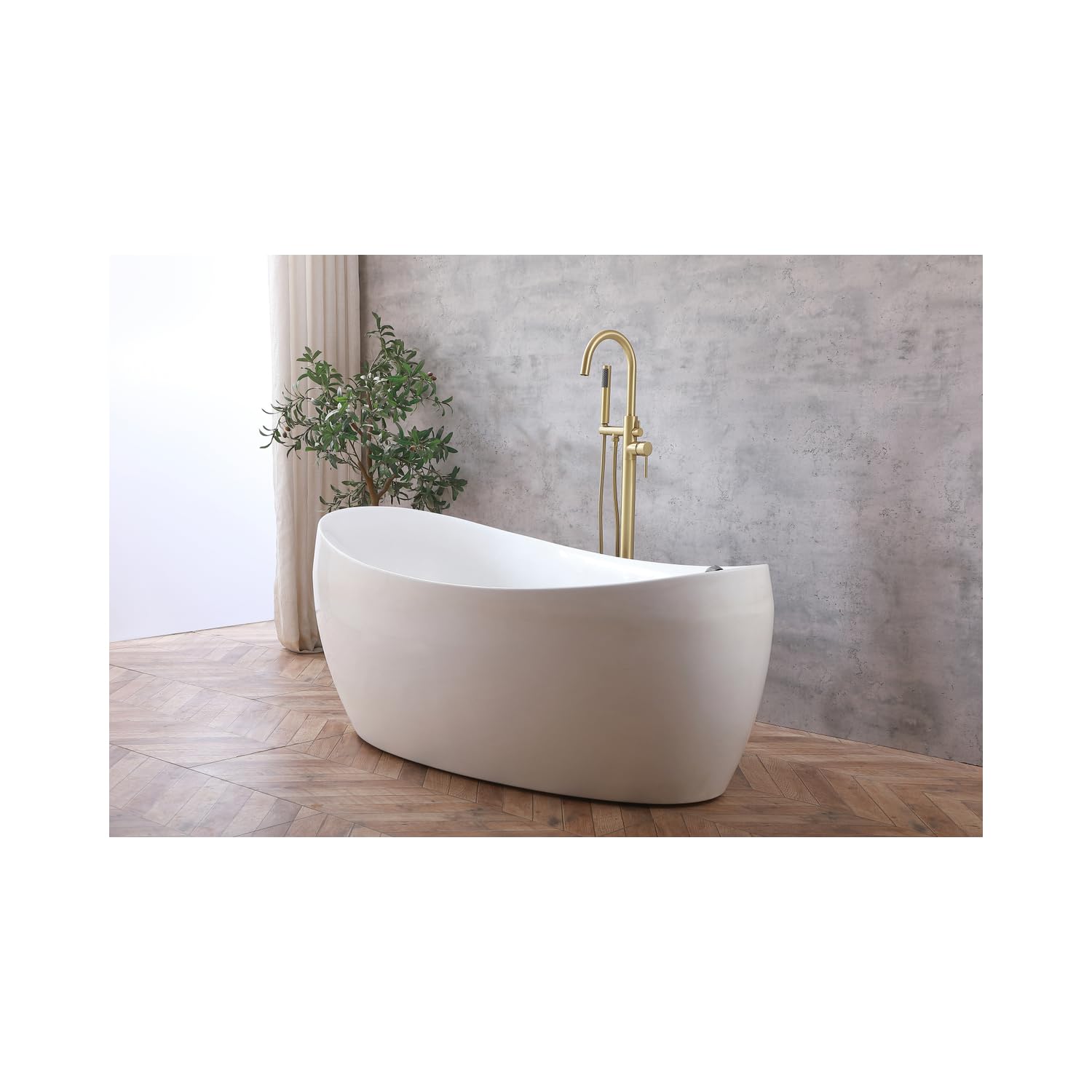 Open Box - Elegant Lighting FAT-8001BGD - Tub Filler Faucet
