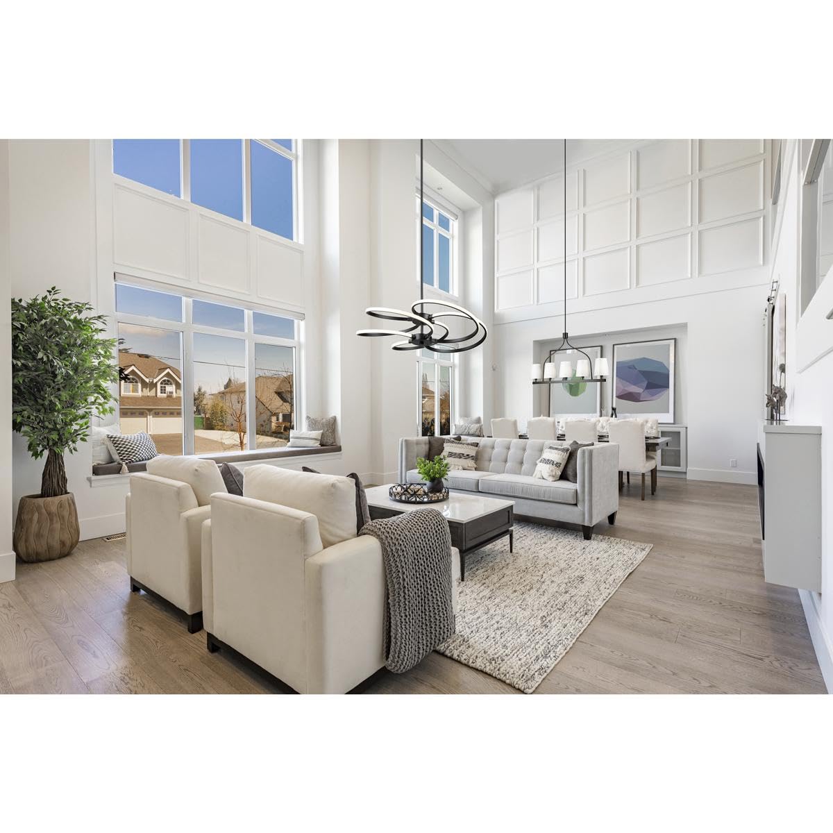 Open Box - Artcraft Lighting AC7689BK - Chandeliers Indoor Lighting