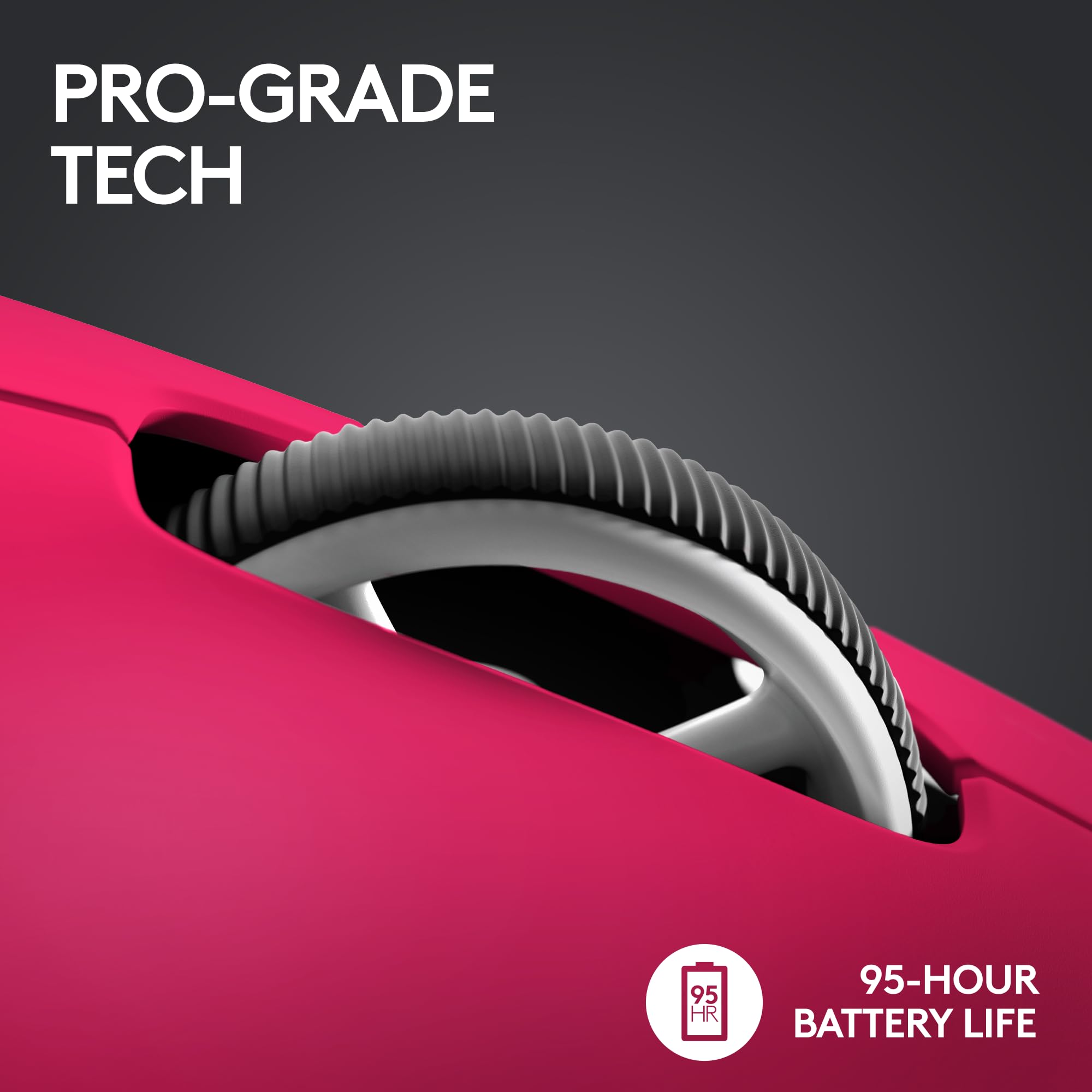 Open Box -  G PRO X SUPERLIGHT 2 LIGHTSPEED Gaming Mouse-MAGENTA-2.4GHZ-#215 910-006795