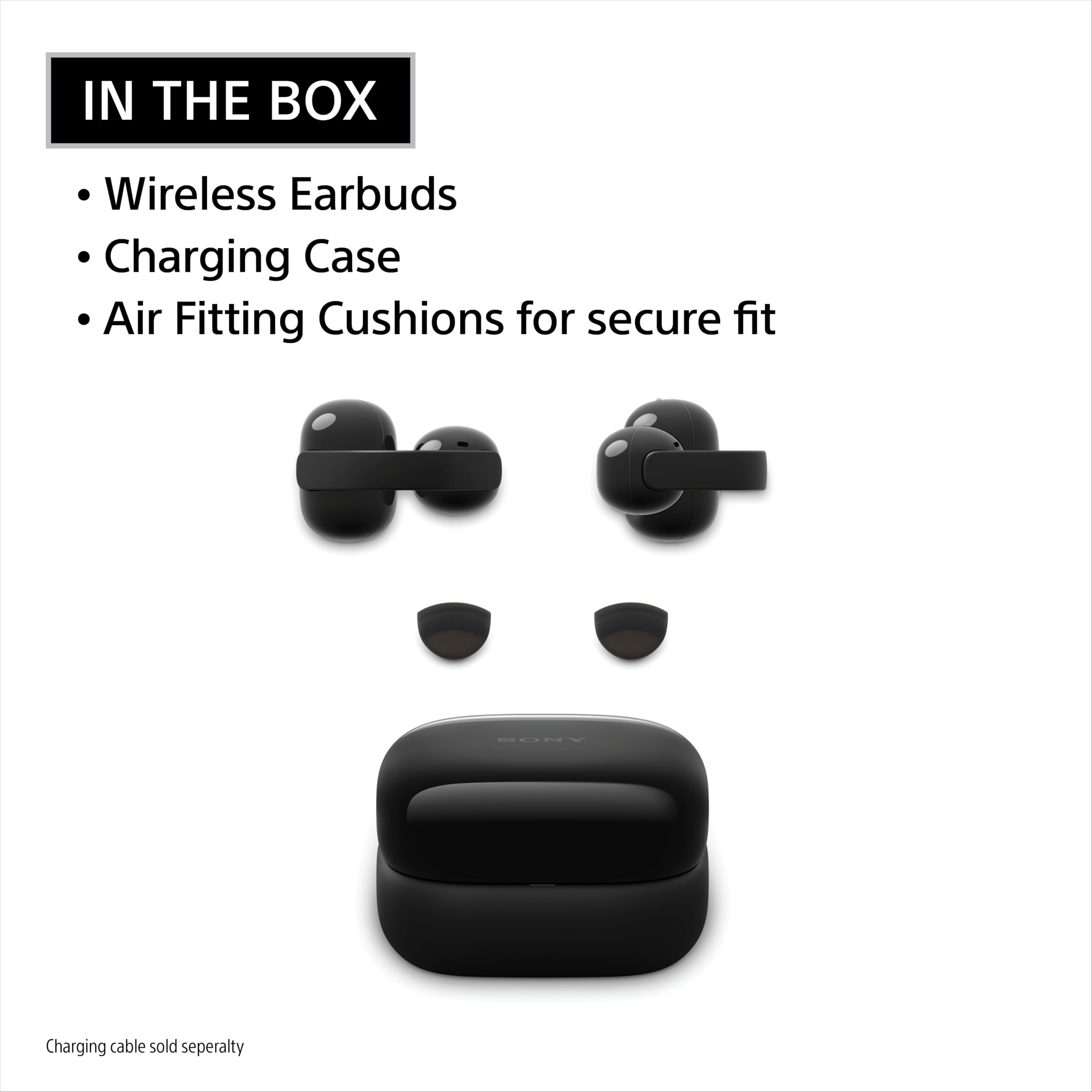 Certified Refurbished - Sony LinkBuds Clip Open Ear Wireless Headphones Clip-On Design Green