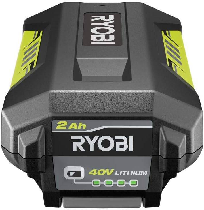 Open Box -  Ryobi 1003-966-407 40 Volt 2.0 Ah Lithium-Ion Slide  Battery with On-Board LED Fueal Gague