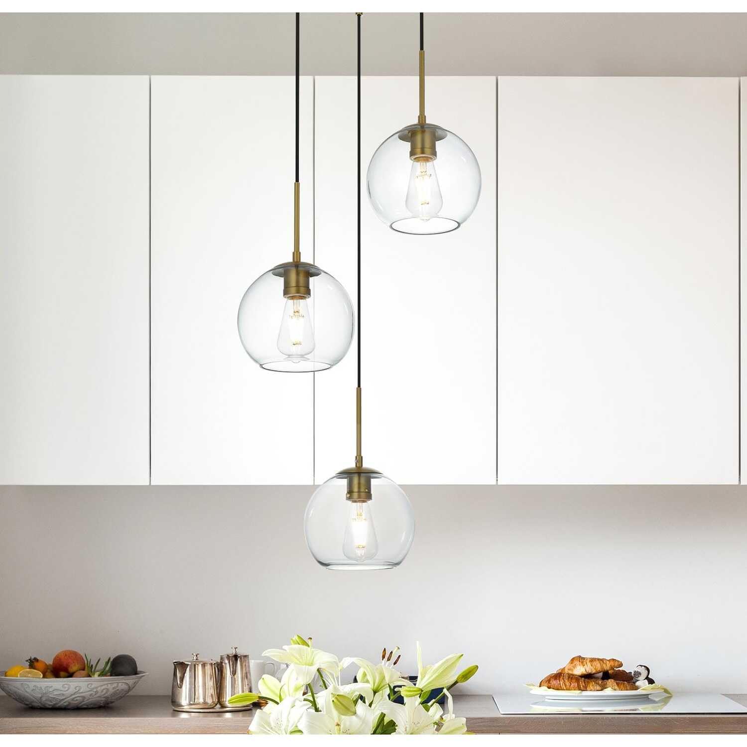Open Box - Elegant Lighting LD2208SG - Pendants Indoor Lighting