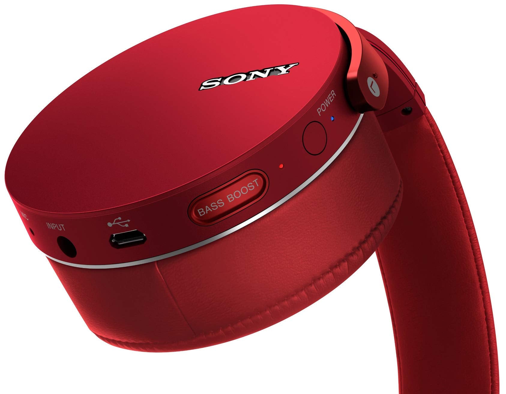 Certified Refurbished - Sony MDRXB950BT/R Headphones, Red