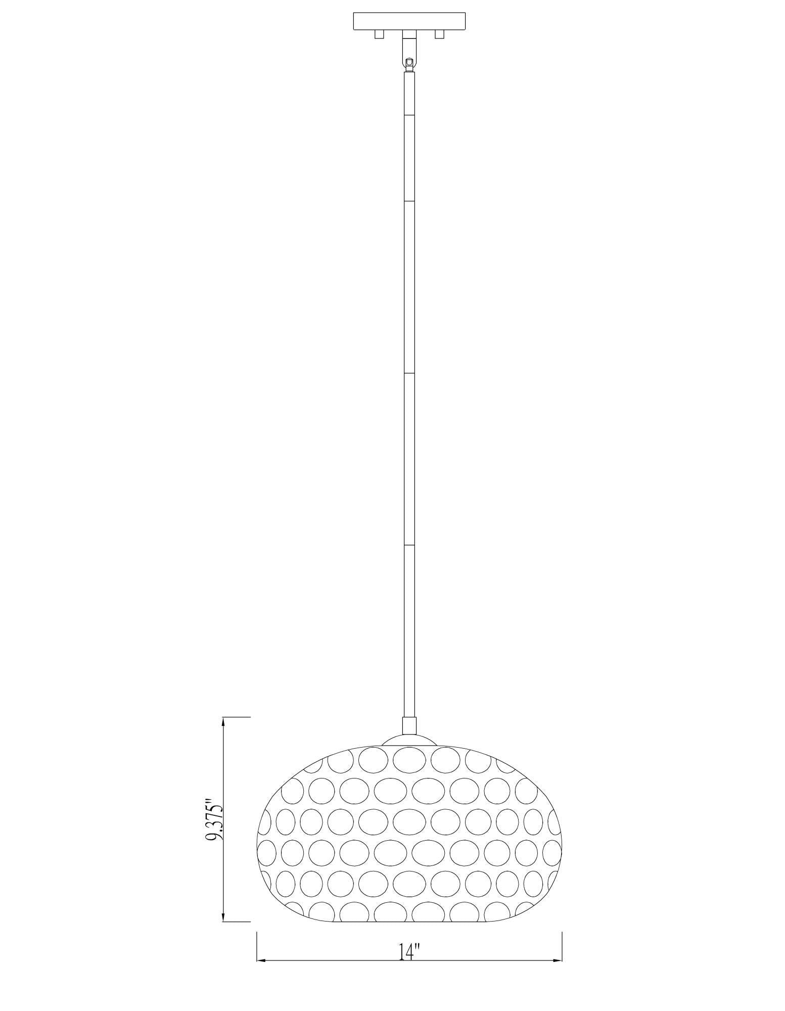 Open Box - Z-Lite 490P14-BN - Pendants Indoor Lighting