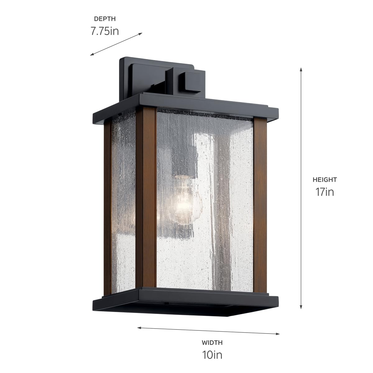 Open Box - Kichler 59018BK - Wall Sconces Outdoor Lighting