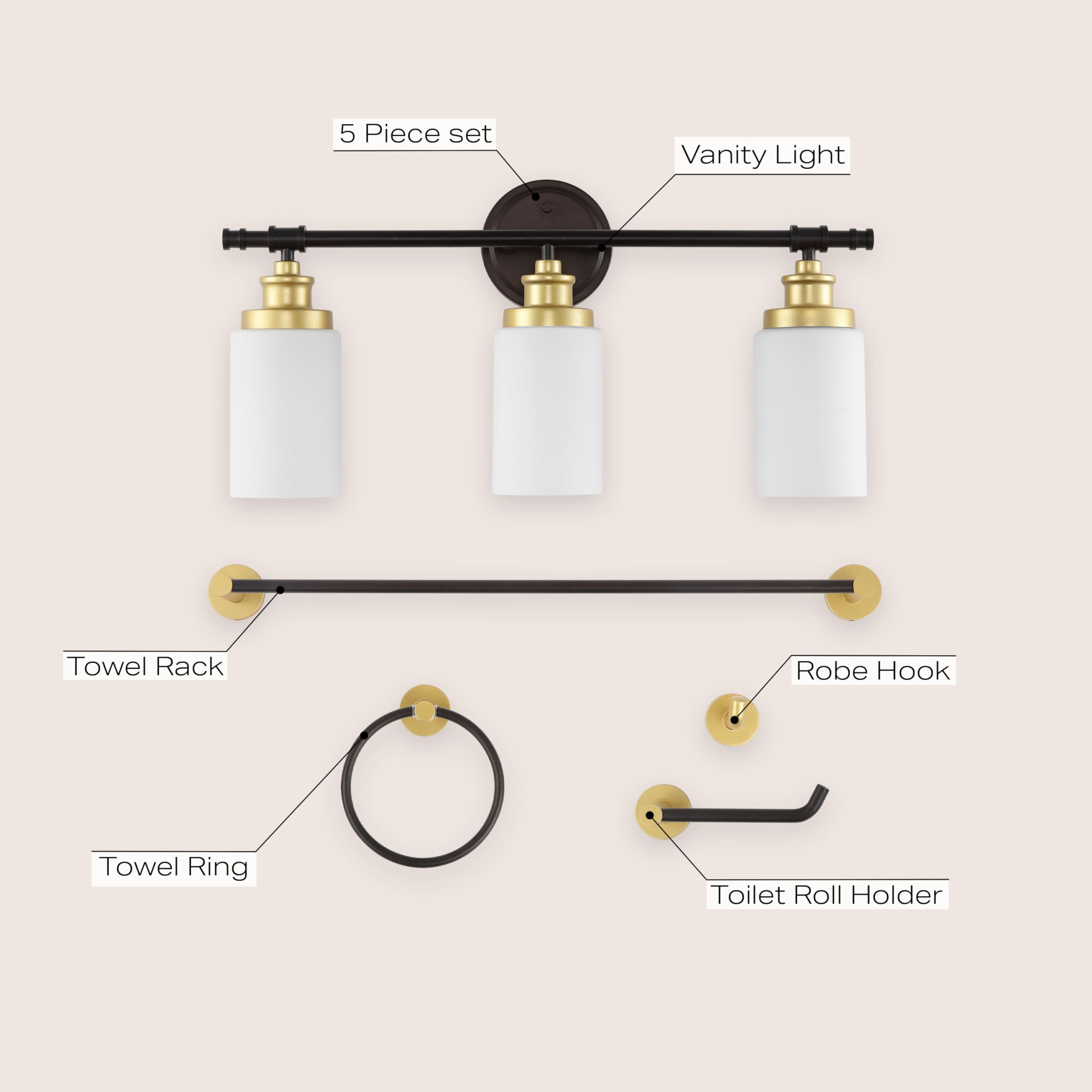 Open Box - JONATHAN Y Lighting JYL1503B - Bathroom Fixtures Indoor Lighting