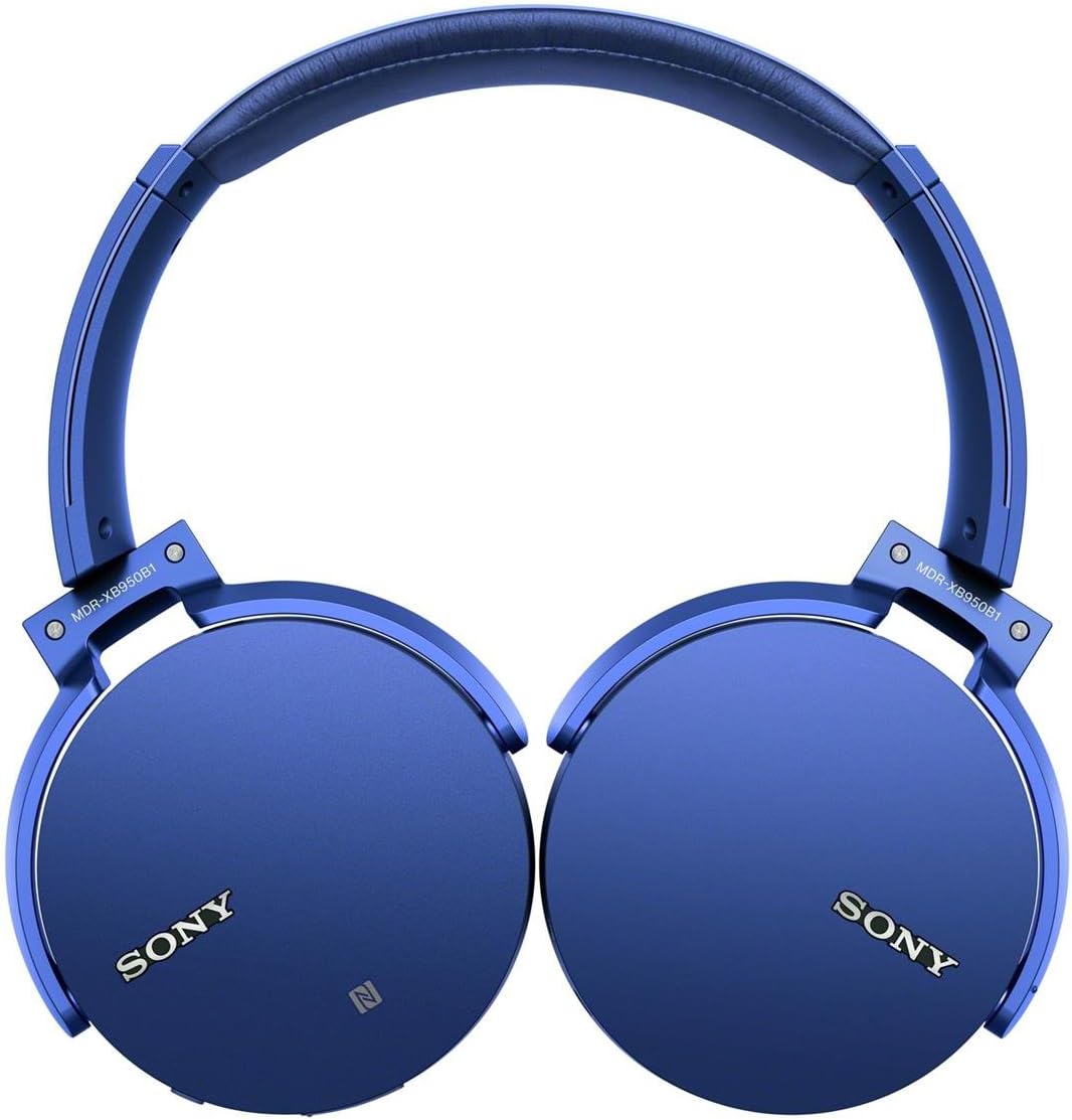 Certified Refurbished - Sony MDRXB950BT/L Headphones, Blue