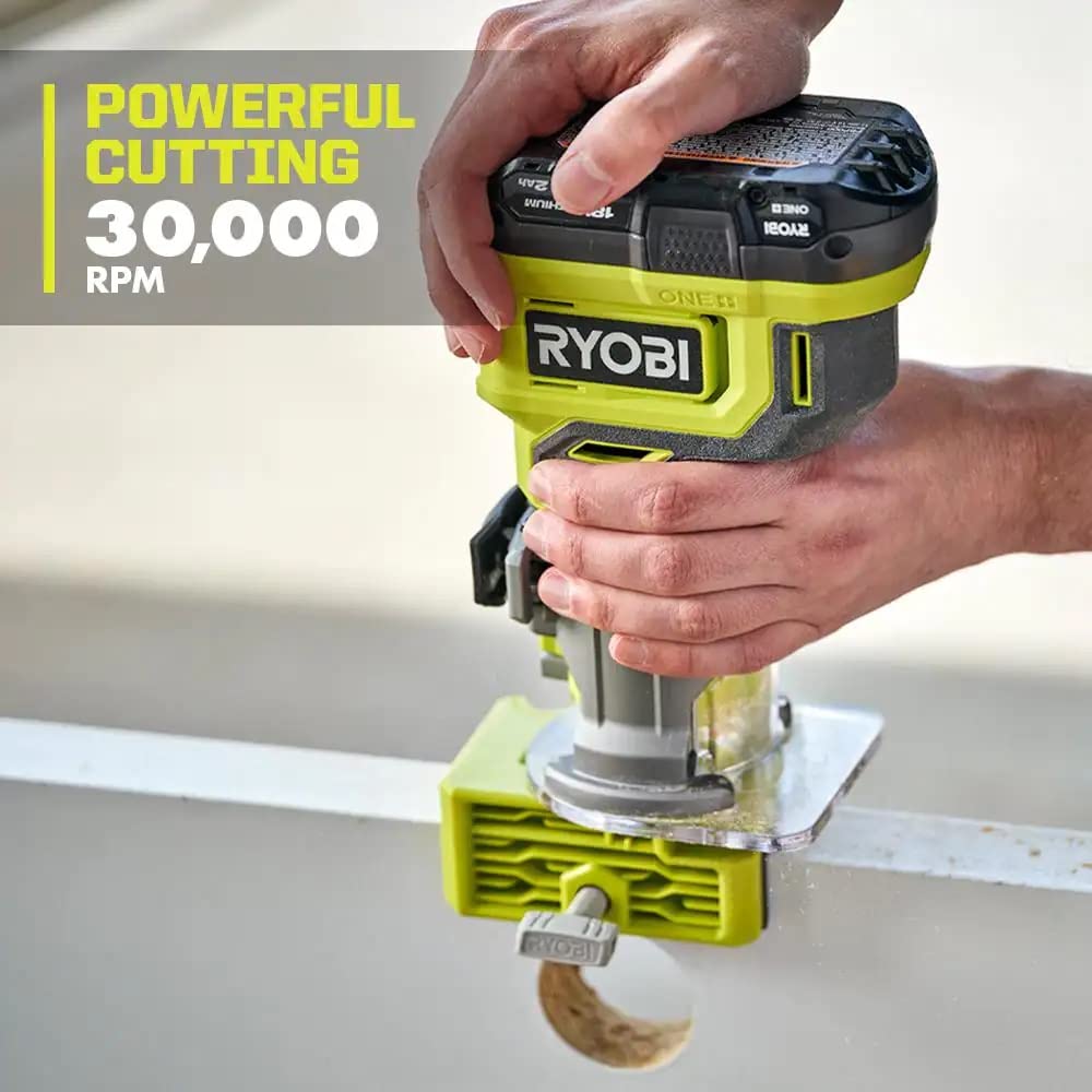 Open Box -  RYOBI ONE+ 18V Cordless Compact Fixed Base Router (Tool Only) RYOBIBullseye Deals