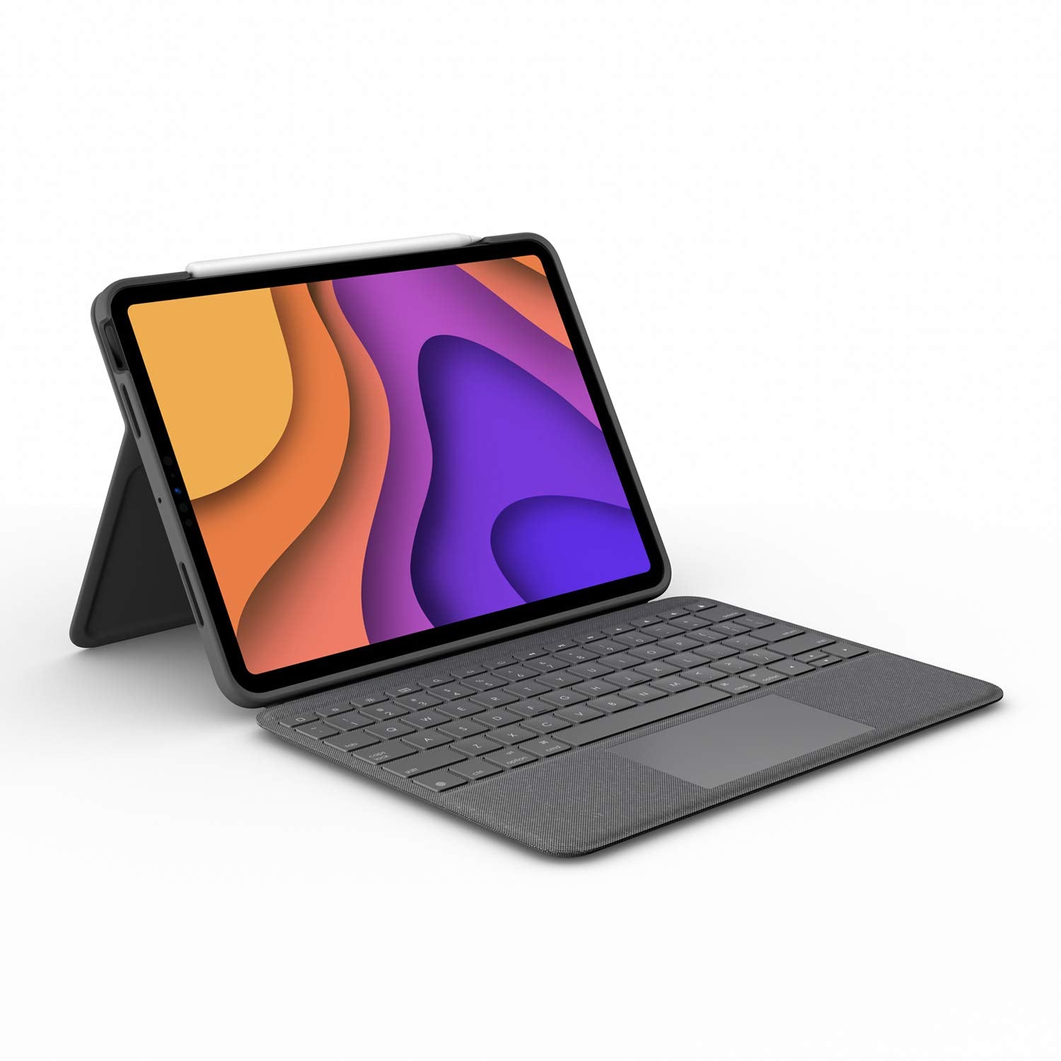 Open Box -  Logitech Folio Touch iPad Air 11-inch (M2/M3 & 4th/5th Gen) Keyboard Case - Trackpad, Graphite