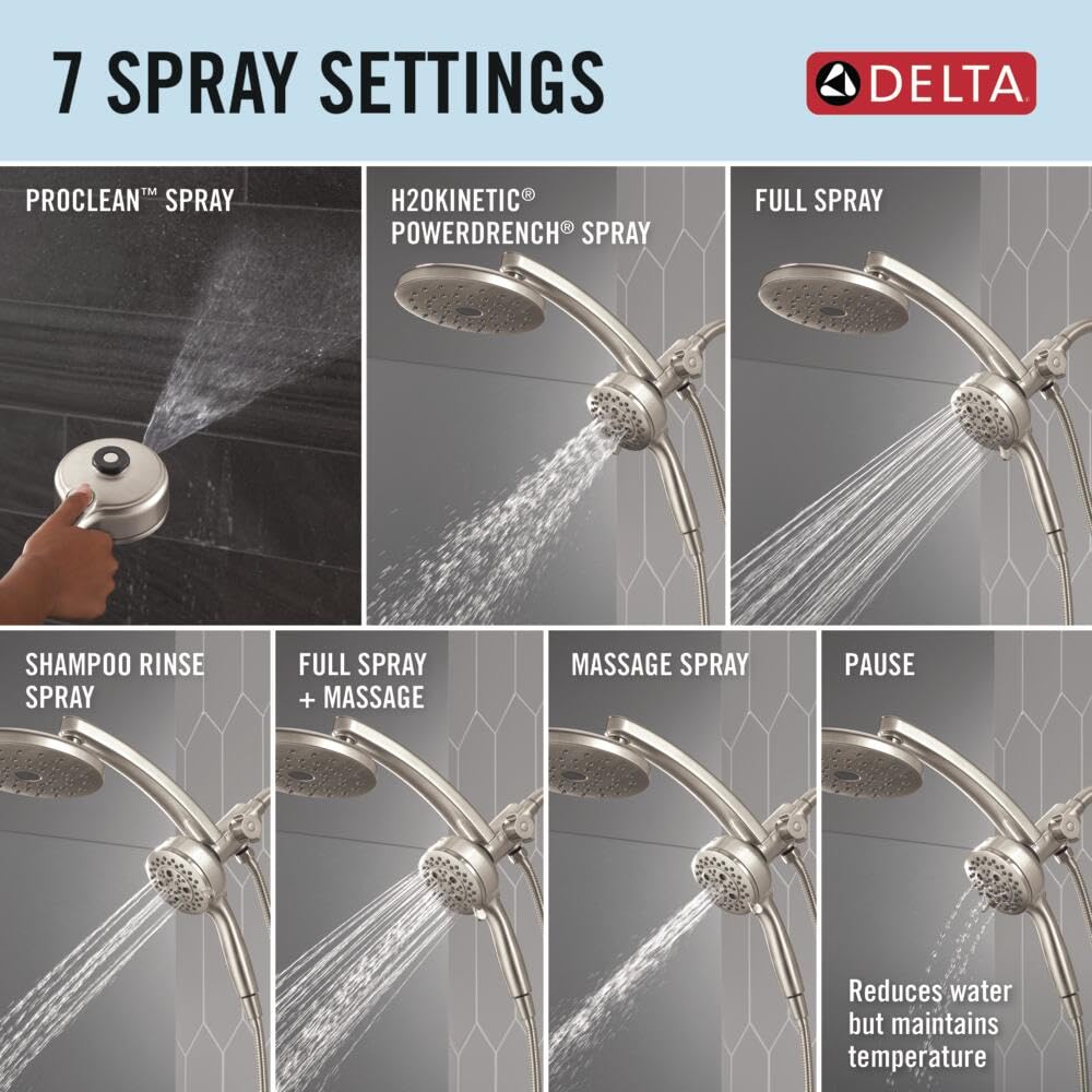 Open Box - Delta 58600-SS-PR25 - Shower Heads Showers
