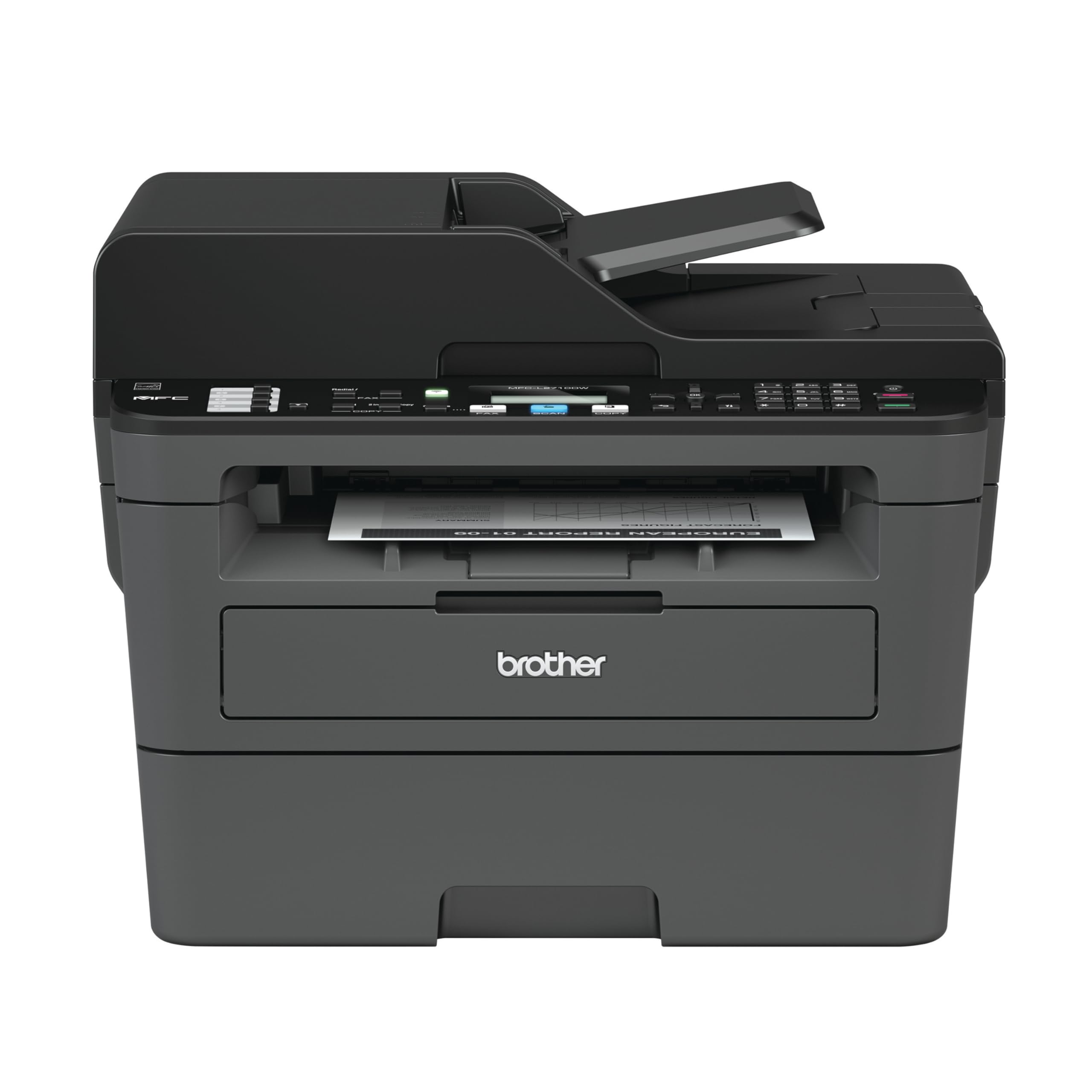 Used - Brother MFCL2710DW Wireless Monochrome Printer with Scanner, Copier & Fax