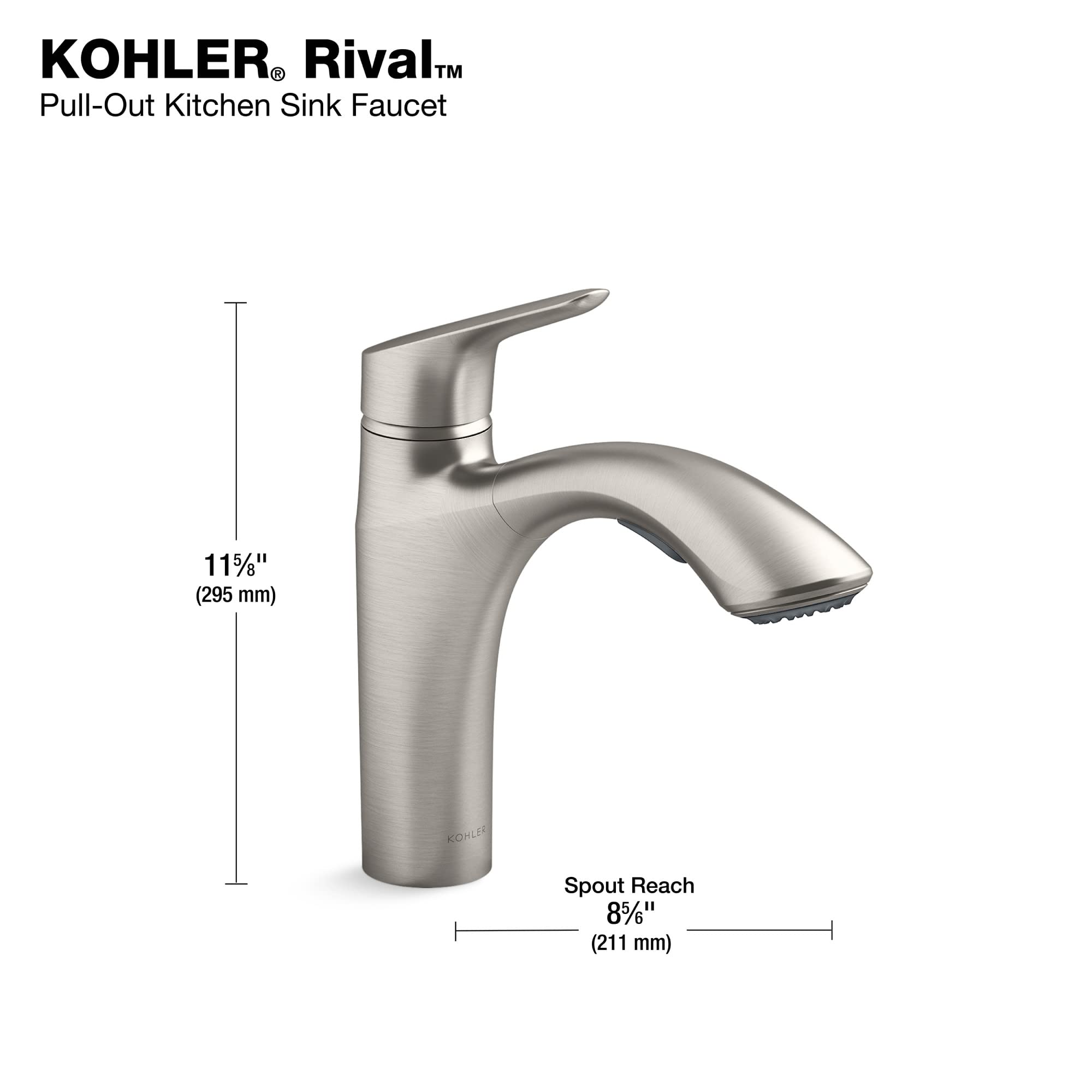 Open Box - Kohler K-30468-BL - Kitchen Faucet