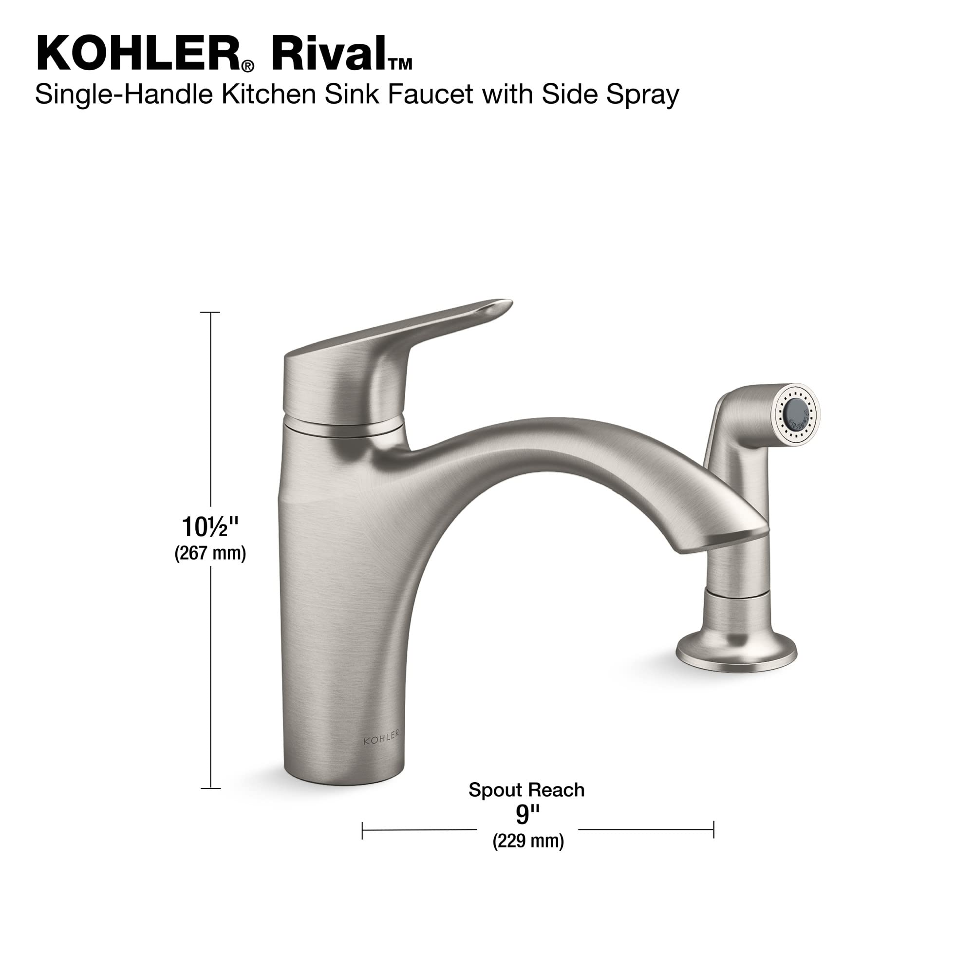 Open Box - Kohler K-30471-VS - Kitchen Faucet