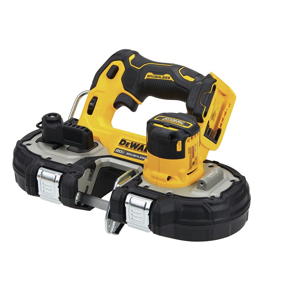 Open Box - DEWALT ATOMIC 20-Volt MAX Cordless Brushless Compact 1-3/4 in. Bandsaw (Tool-Only) DEWALTBullseye Deals
